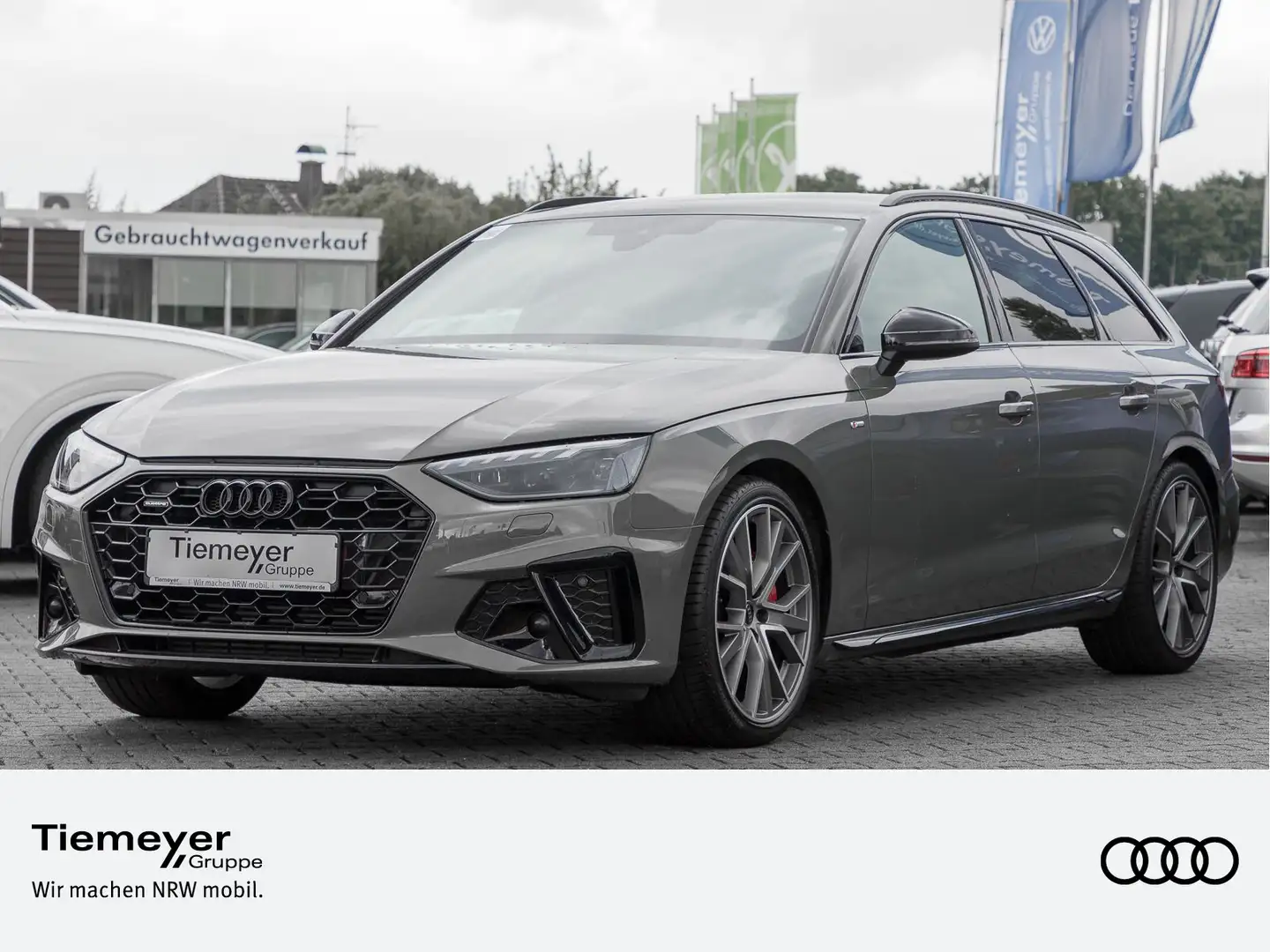 Audi A4 40 TFSI Q 2x S LINE LM19 MATRIX AHK NAV Grau - 1