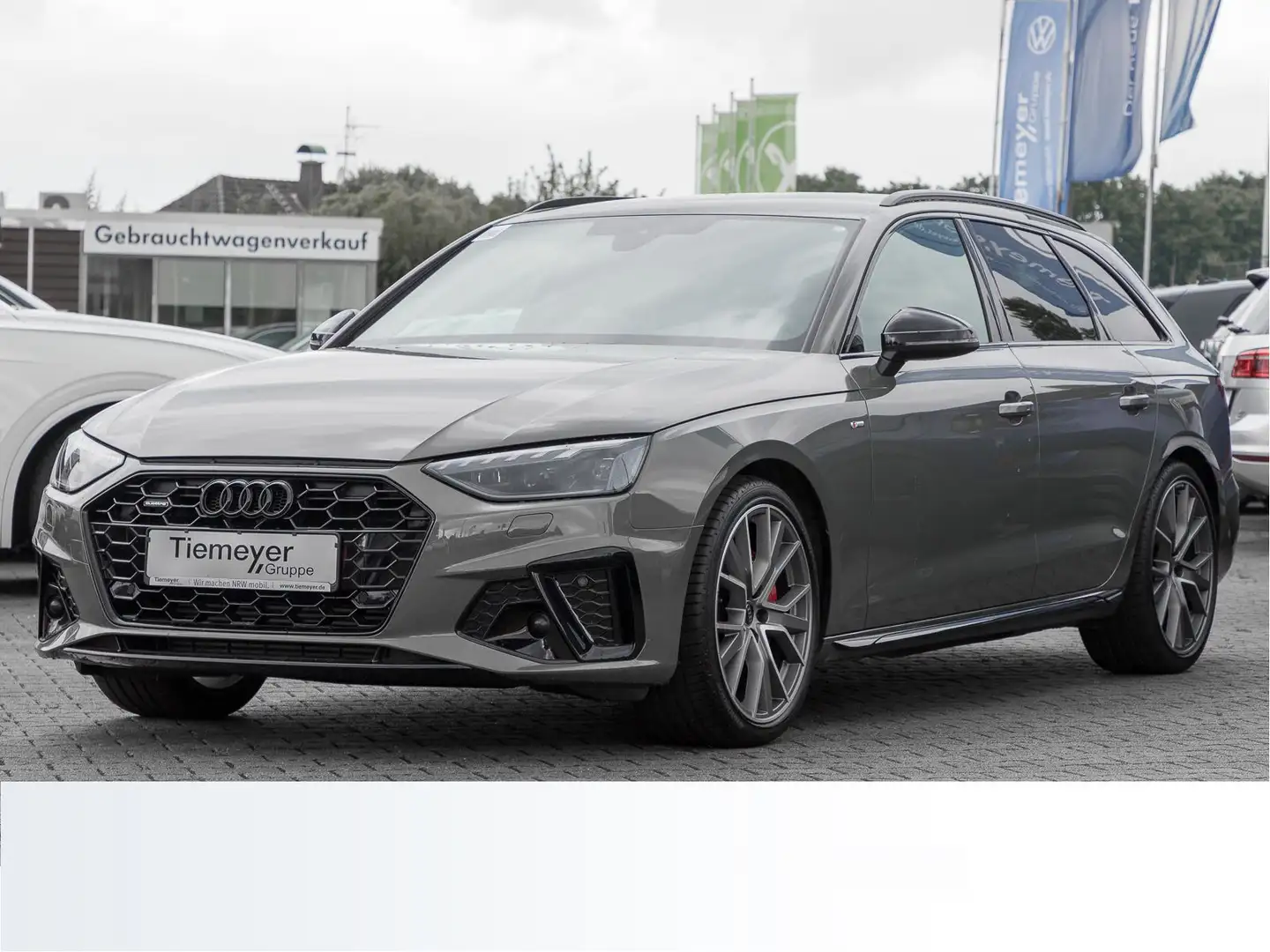 Audi A4 40 TFSI Q 2x S LINE LM19 MATRIX AHK NAV Grau - 2