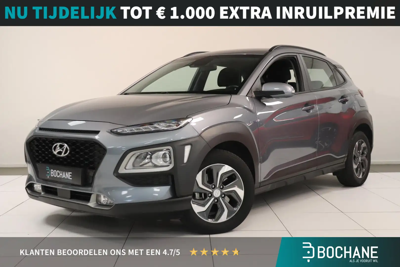 Hyundai KONA 1.6 GDI Hybrid Comfort | Camera | Climate control Grijs - 1