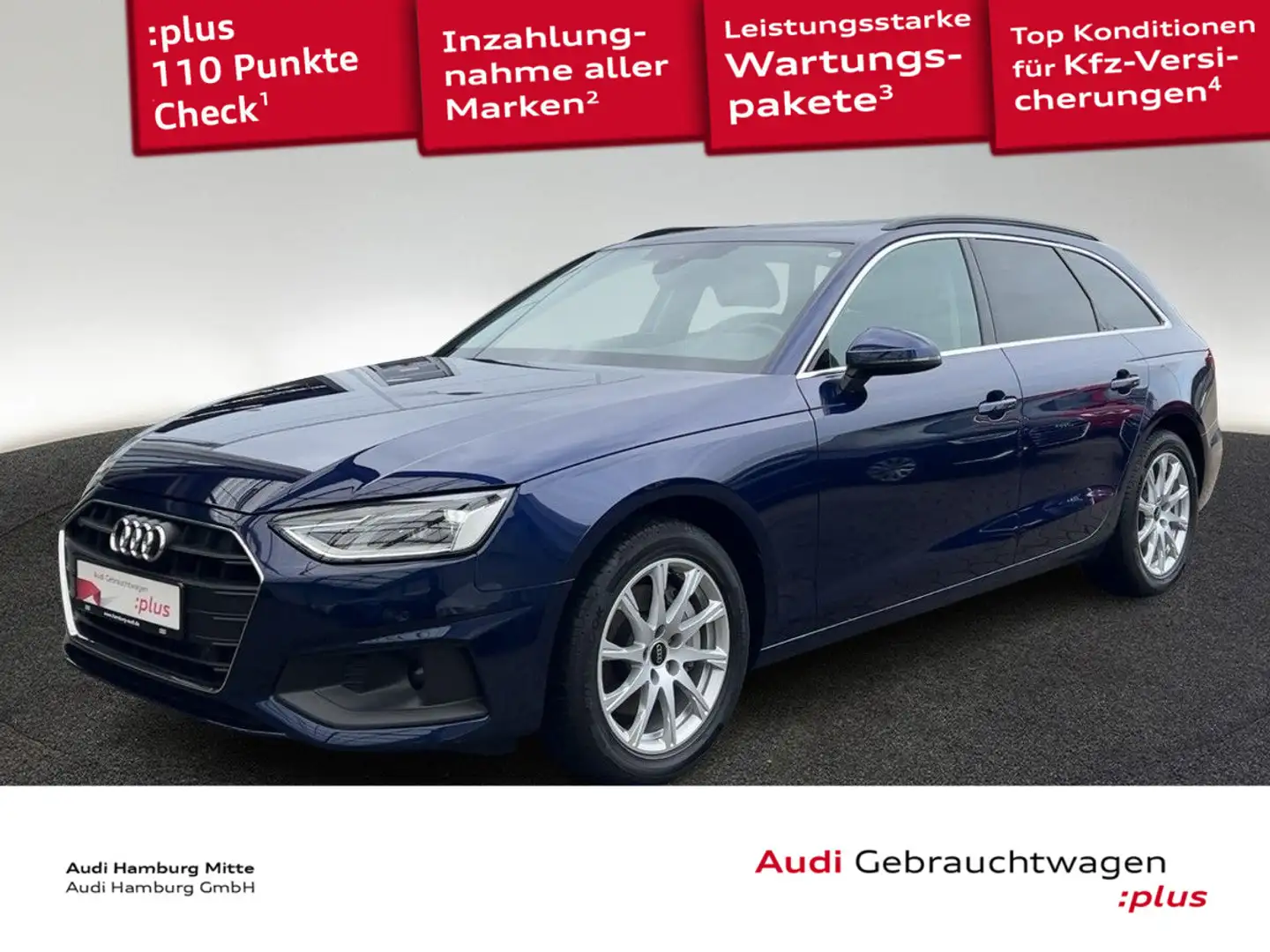 Audi A4 40 TDI S tronic Navi Pano Sitzhzg Blau - 1