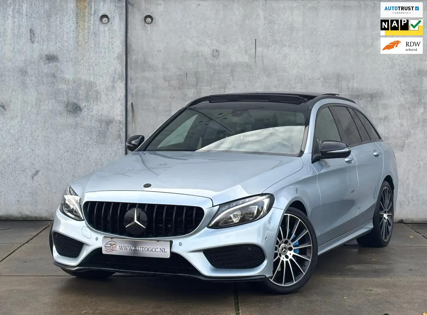Mercedes-Benz C 180 Estate AMG SPORT EDITION PANO NAP AUTOMAAT Grijs - 1