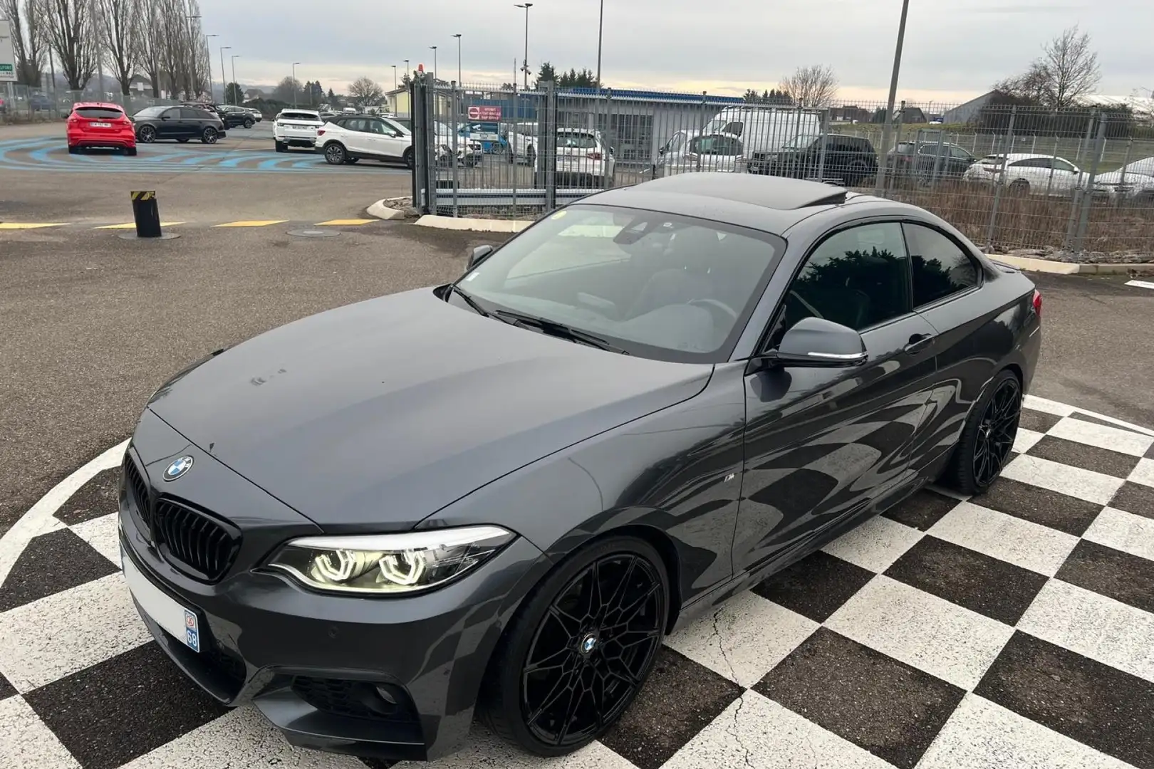 BMW 220 220d Coupé - BVA Sport  COUPE F22 F87 LCI M Sport PHASE 2 Grau - 2