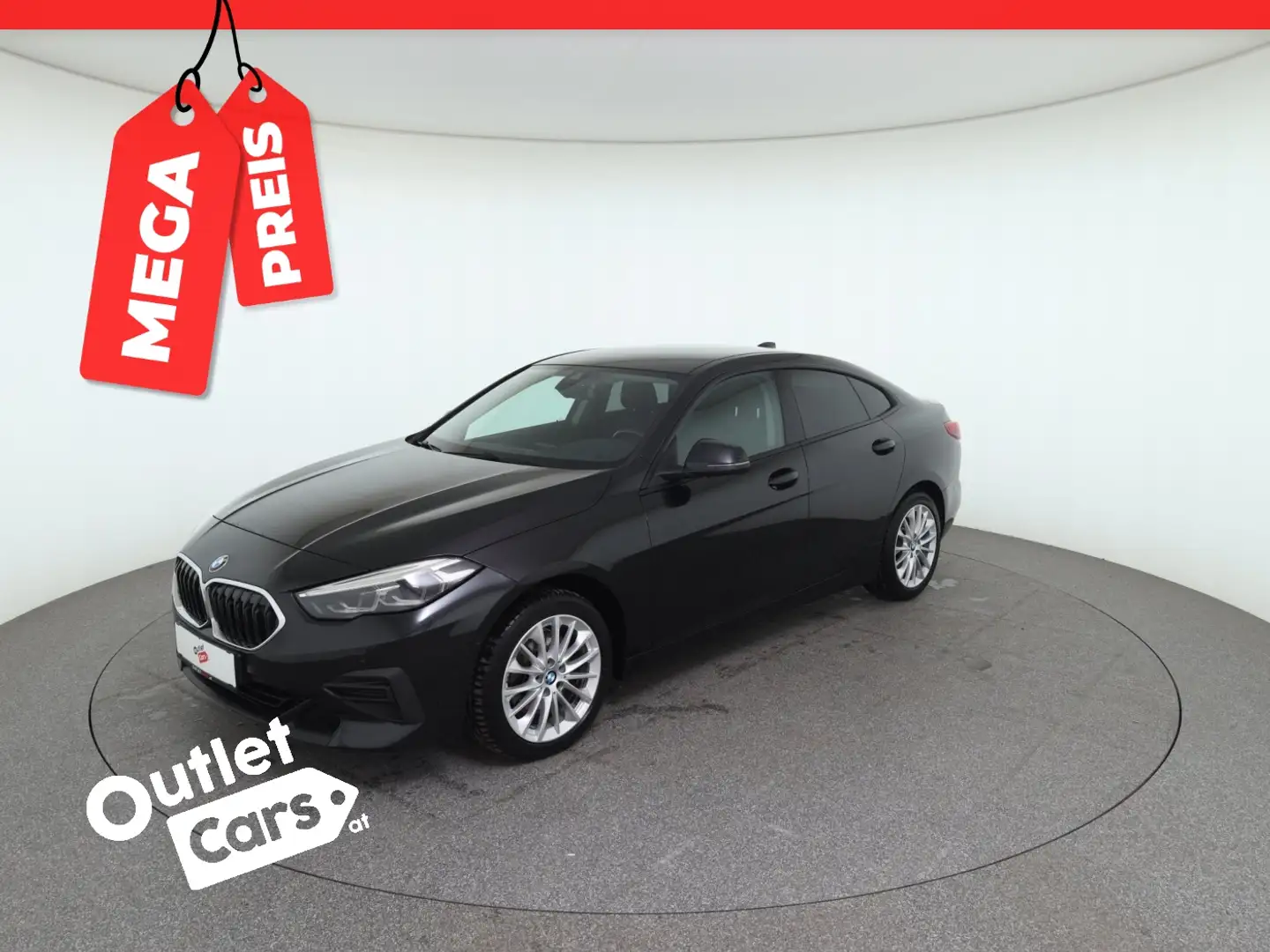 BMW 218 d Gran Coupe ASSIST+CARPLAY+LED+NAVI+RFK+HUD Schwarz - 1