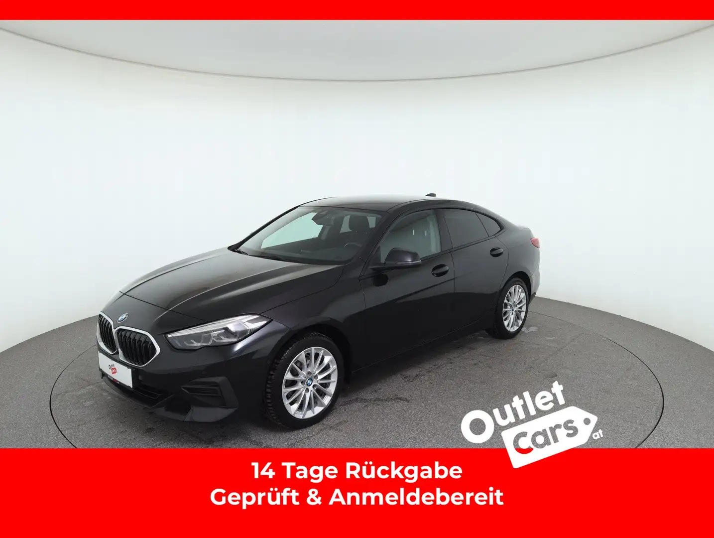BMW 218 d Gran Coupe ASSIST+CARPLAY+LED+NAVI+RFK+HUD Schwarz - 1