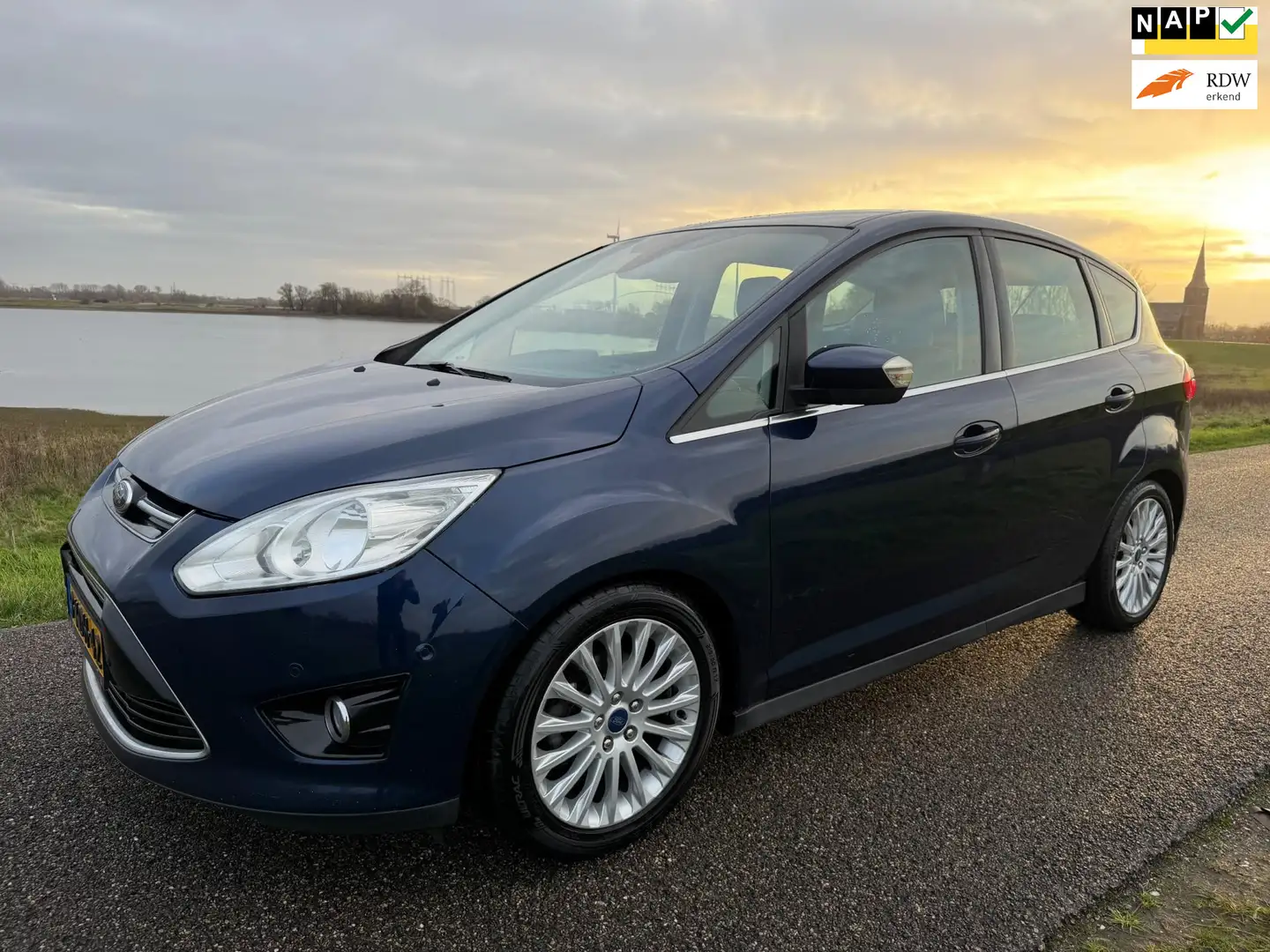 Ford C-Max 1.0 Lease Titanium Blauw - 1