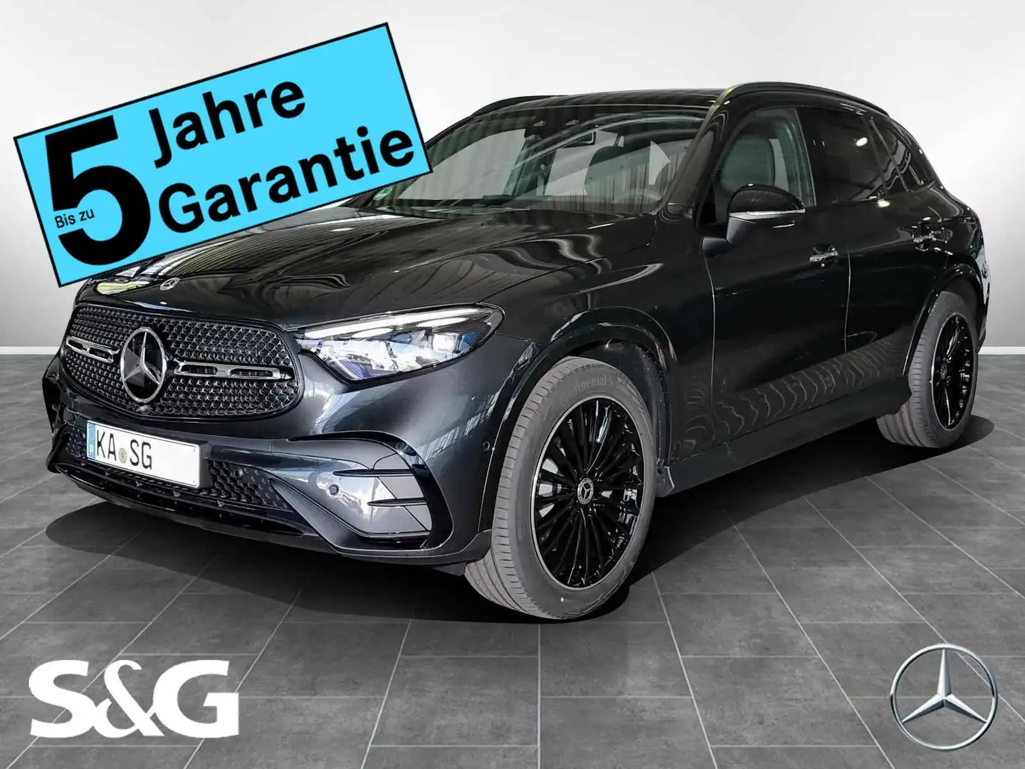 Mercedes-Benz GLC 300 d 4M AMG Night+MBUX+360°+D-LED+Pano+AHK+ Grau - 1