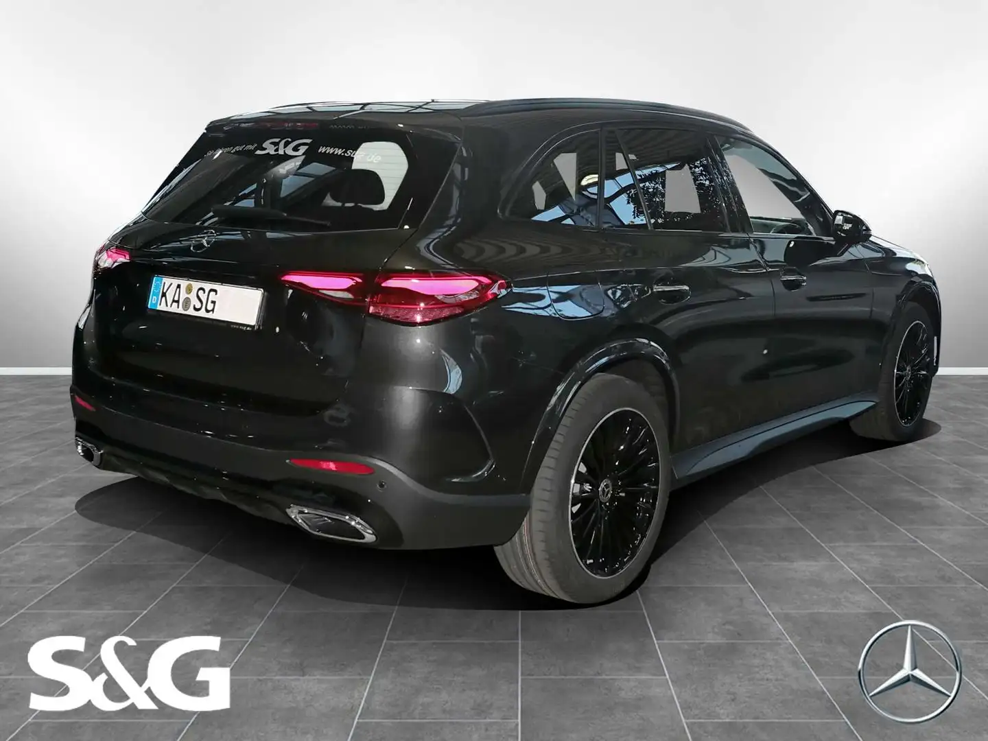 Mercedes-Benz GLC 300 d 4M AMG Night+MBUX+360°+D-LED+Pano+AHK+ Grau - 2