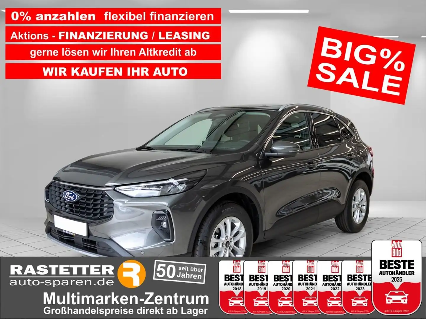Ford Kuga Titanium Aut. 5Jahre+Navi+Winter+virtCP+Kamera+PDC Grigio - 1