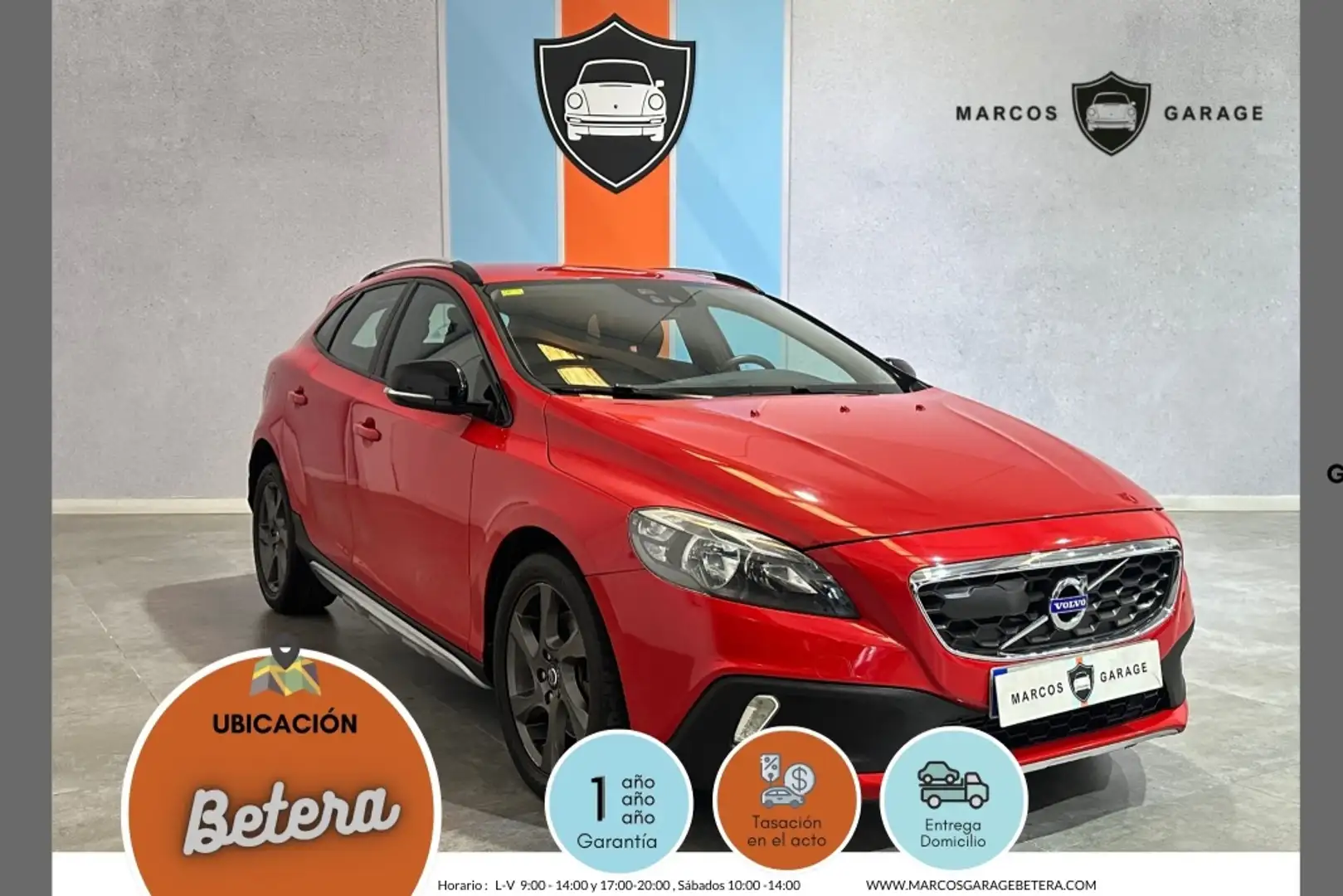 Volvo V40 Cross Country D3 Momentum Rojo - 1