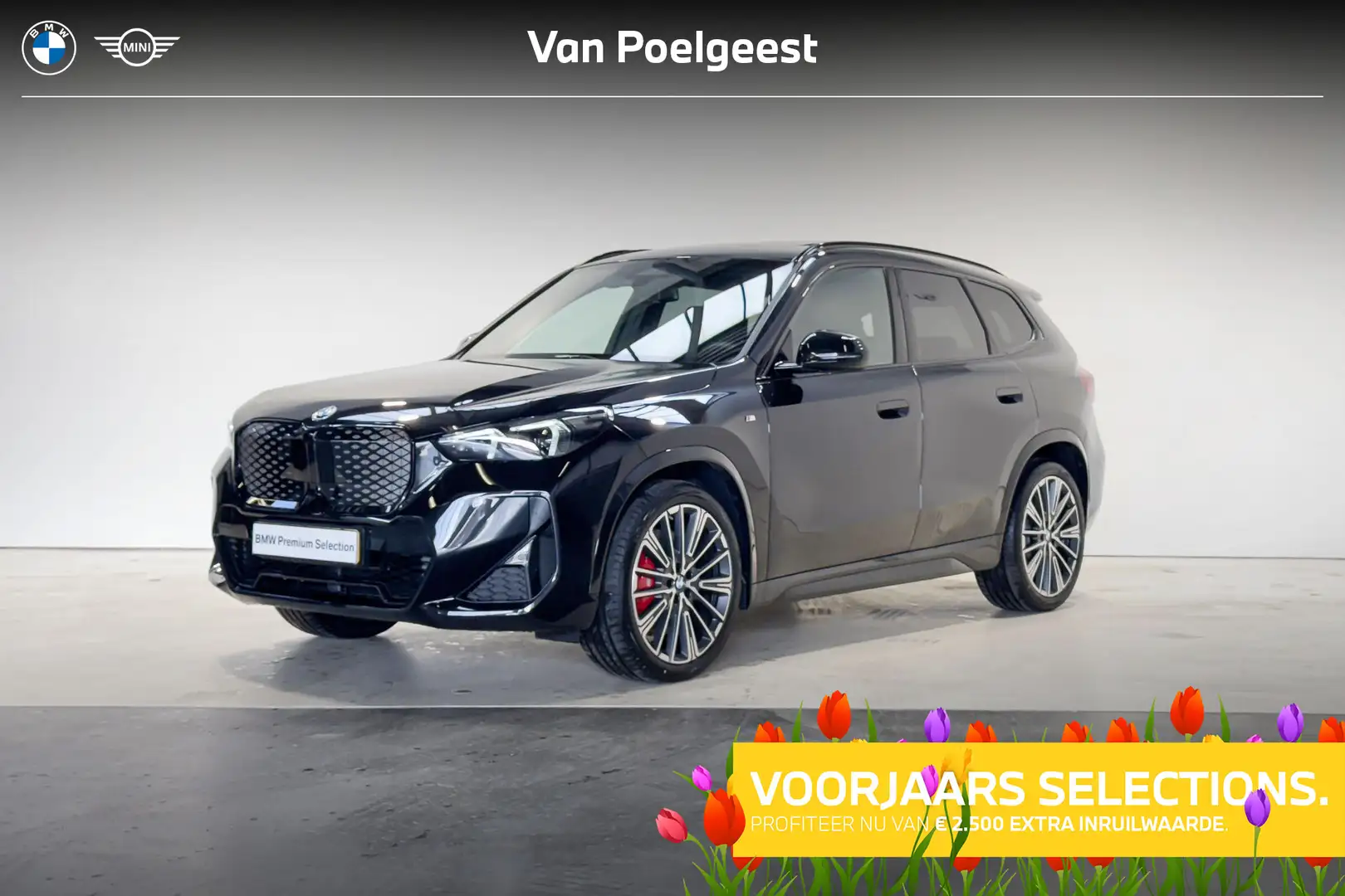 BMW iX1 eDrive20 Premium Pack M Sportpakket Pro - Beschikb Zwart - 1