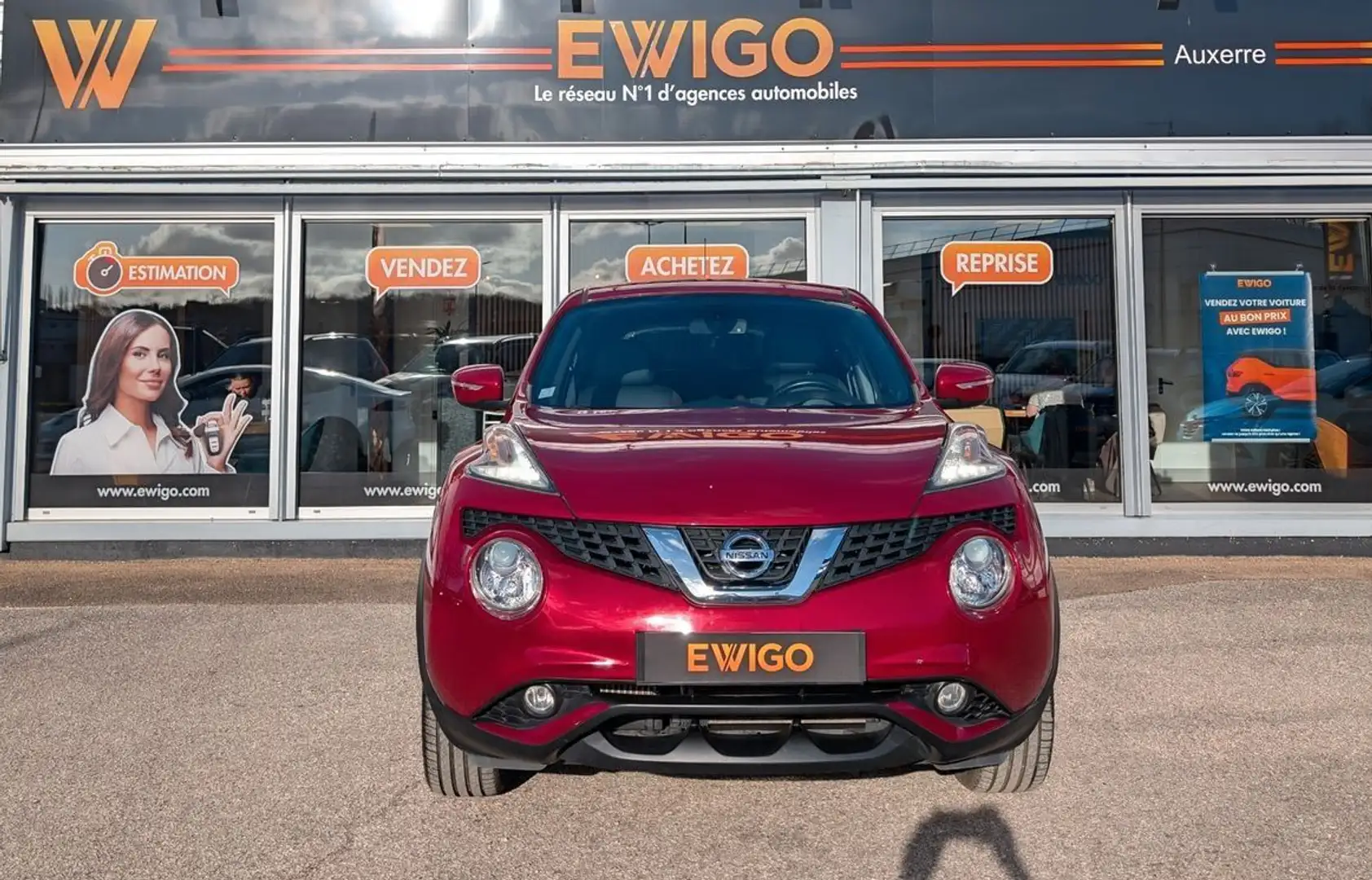 Nissan Juke 1.5 dci 110ch n-connecta camera recul bluetooth clim Rouge - 2