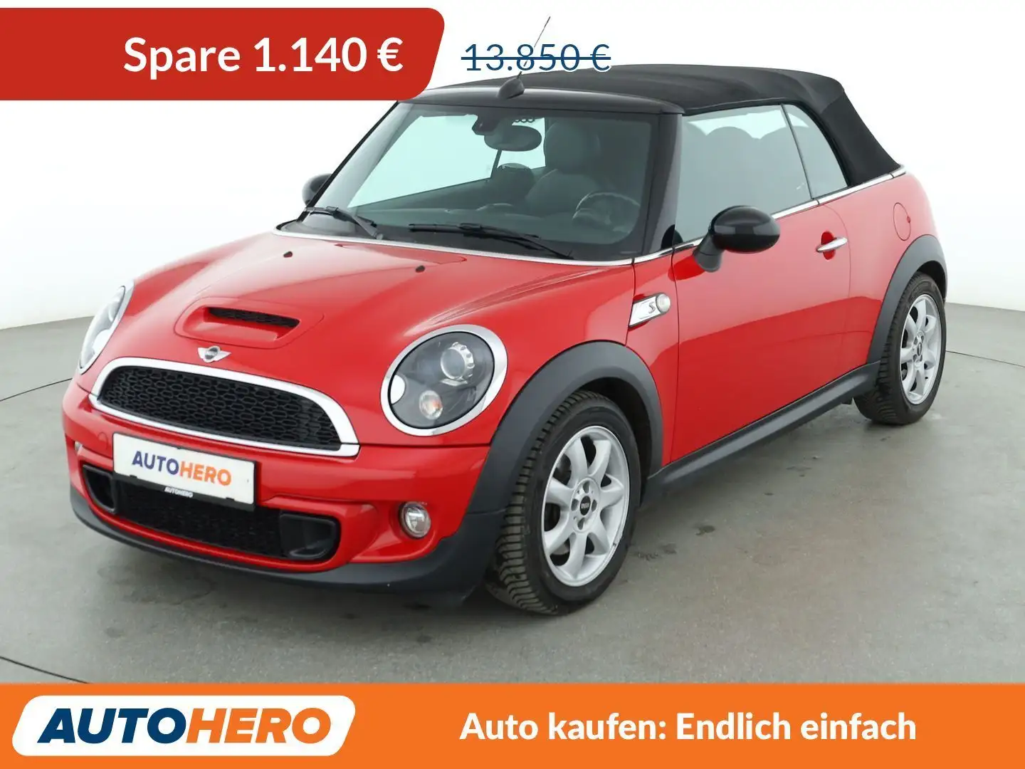 MINI Cooper S Cabrio Cooper S*XENON*TEMPO*PDC*SHZ*KLIMA*GARANTIE* Rot - 1
