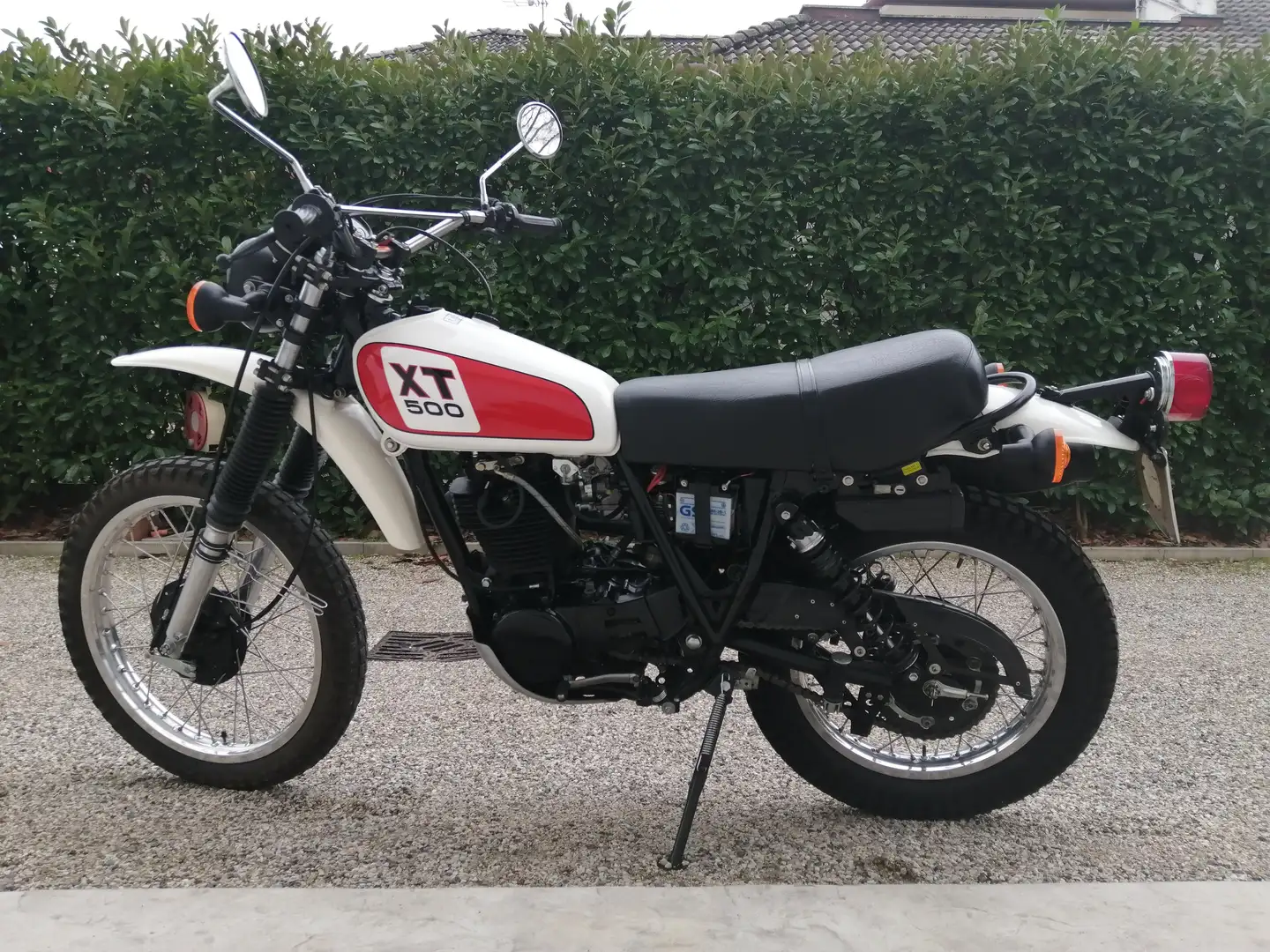 Yamaha XT 500 Weiß - 2