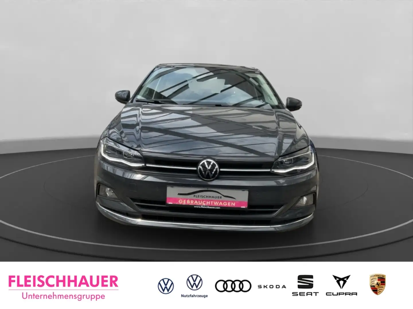 Volkswagen Polo VI 1.0 TSI Highline El. Panodach Digitales Cockpit Gris - 2