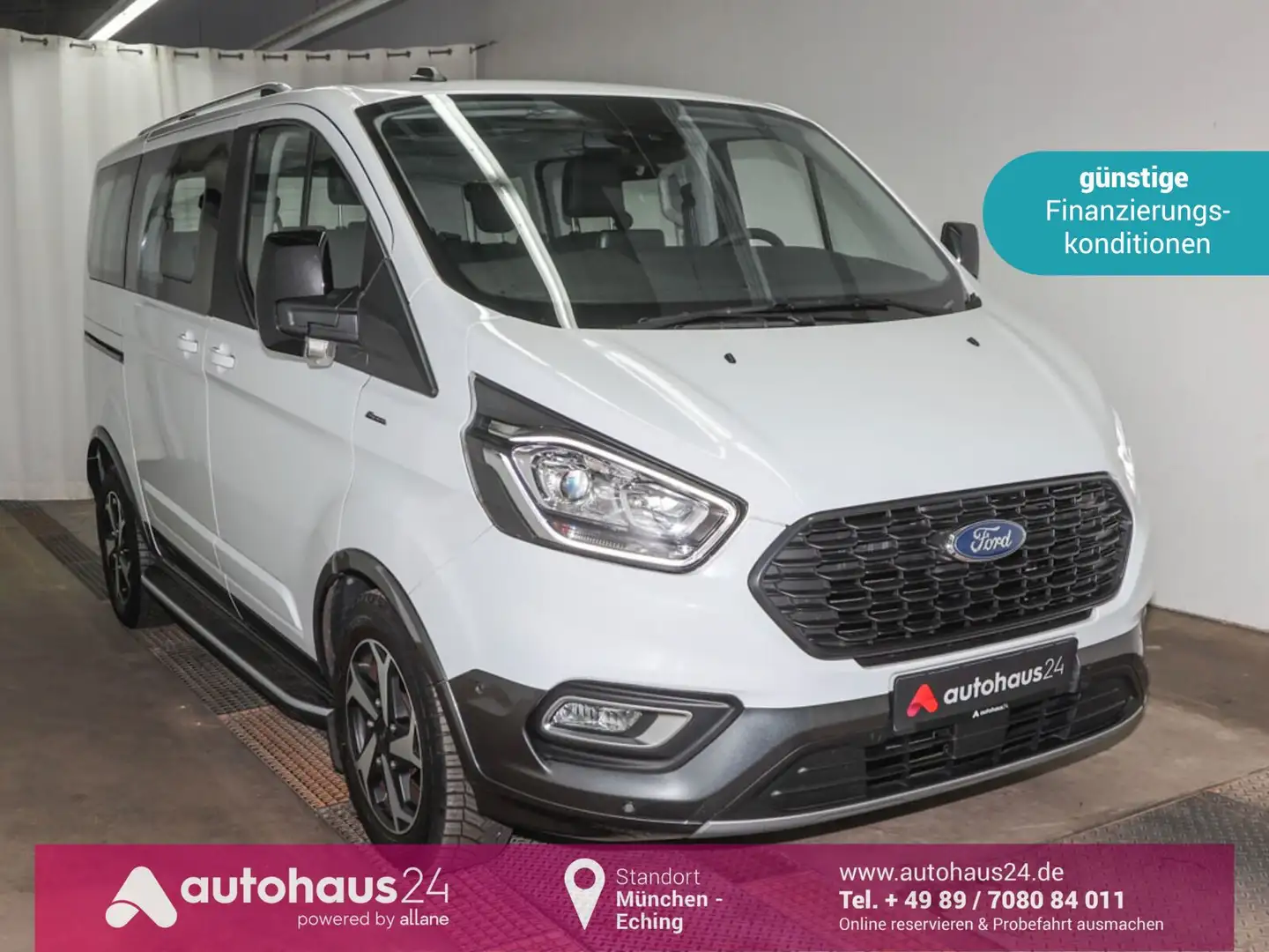 Ford Tourneo Custom 2.0 TDCi  L1 Active|ParkPilot|ACC Blanc - 1