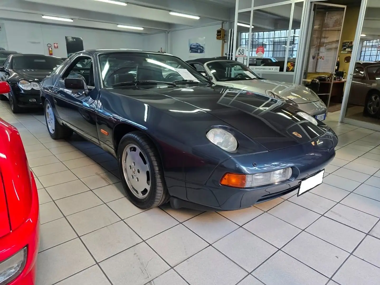 Porsche 928 5.0 S4 320cv TETTO/ASI/CRS Bleu - 1