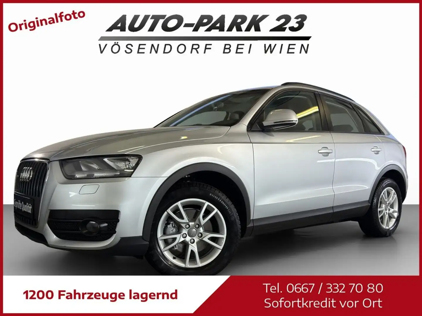 Audi Q3 2,0 TFSI quattro**SPORT-LINE*LEDER**NAVI*MOD2013 Silber - 1