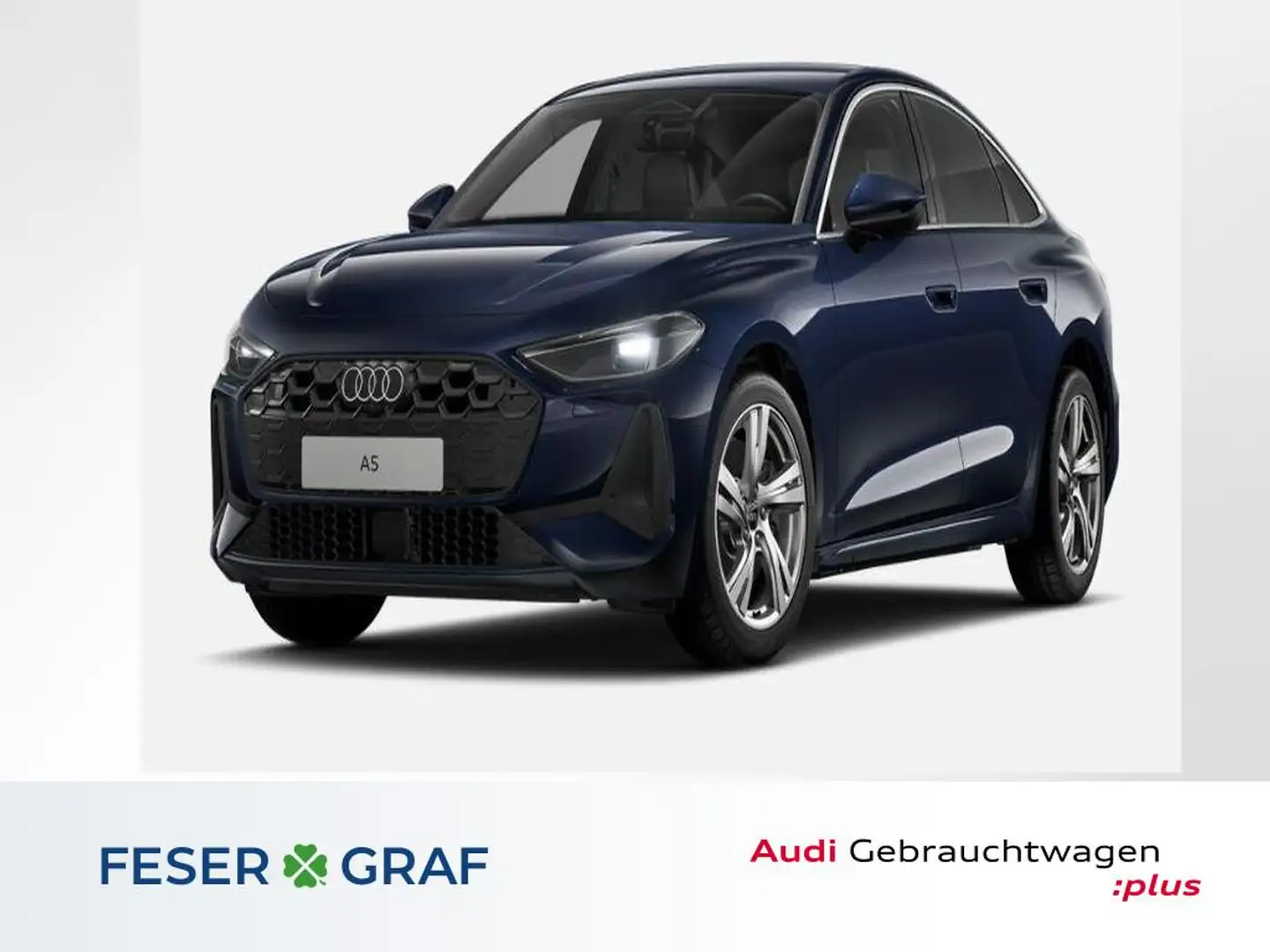 Audi A5 Limousine TDI 150 kW S tro+Kamera+ACC+Navi+ Blauw - 1