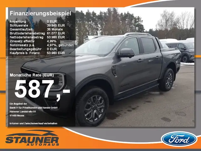 Ford Ranger DOKA Wildtrak 2.0l EcoBlue 0% FIN