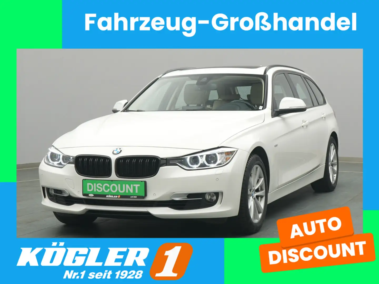 BMW 330 d xDrive Touring 258PS Aut. 4x4/AHK Blanco - 1