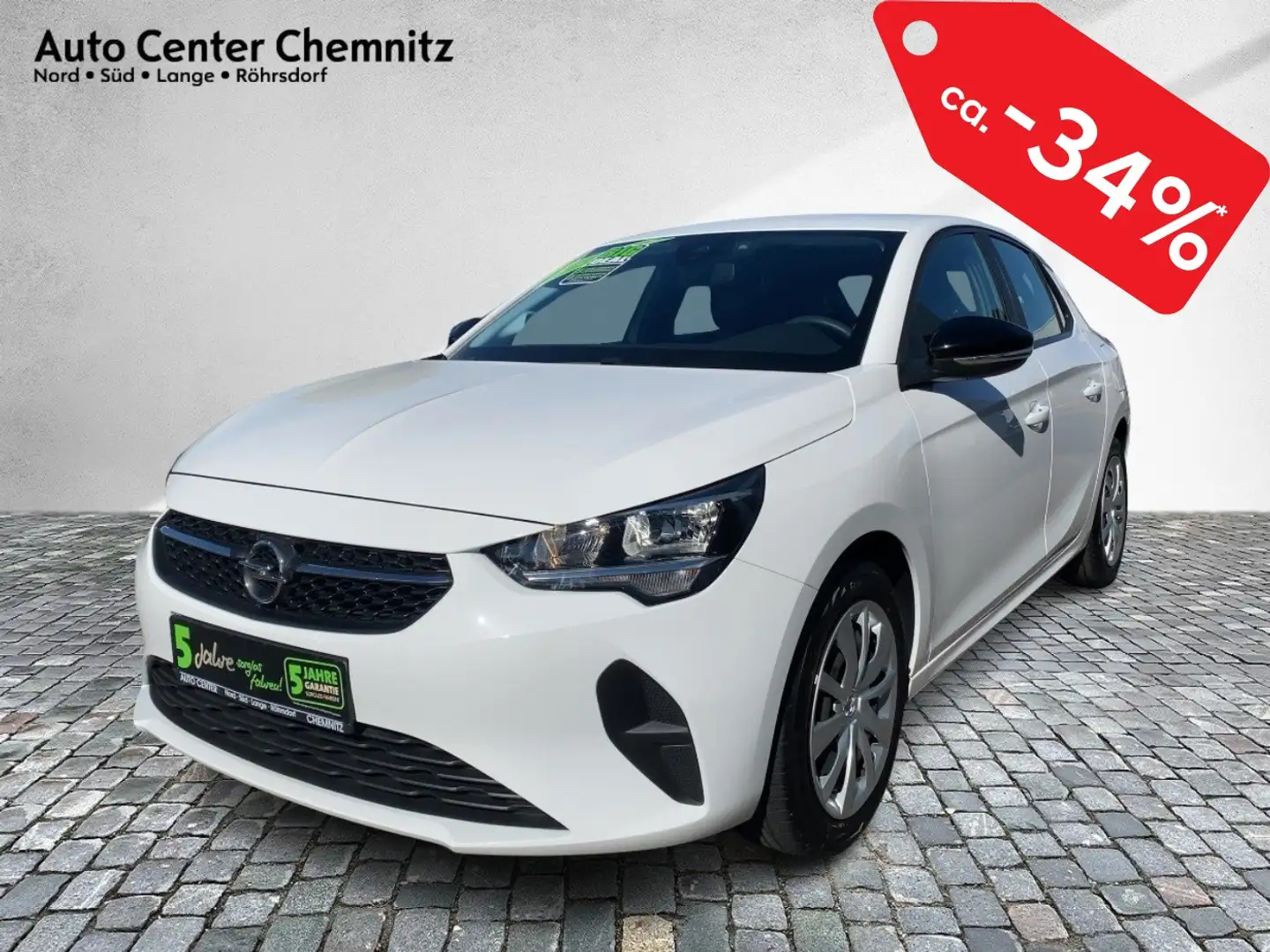 Opel Corsa F 1.2 Edition RadioBT/Klima/SHZ/PDC Weiß - 2