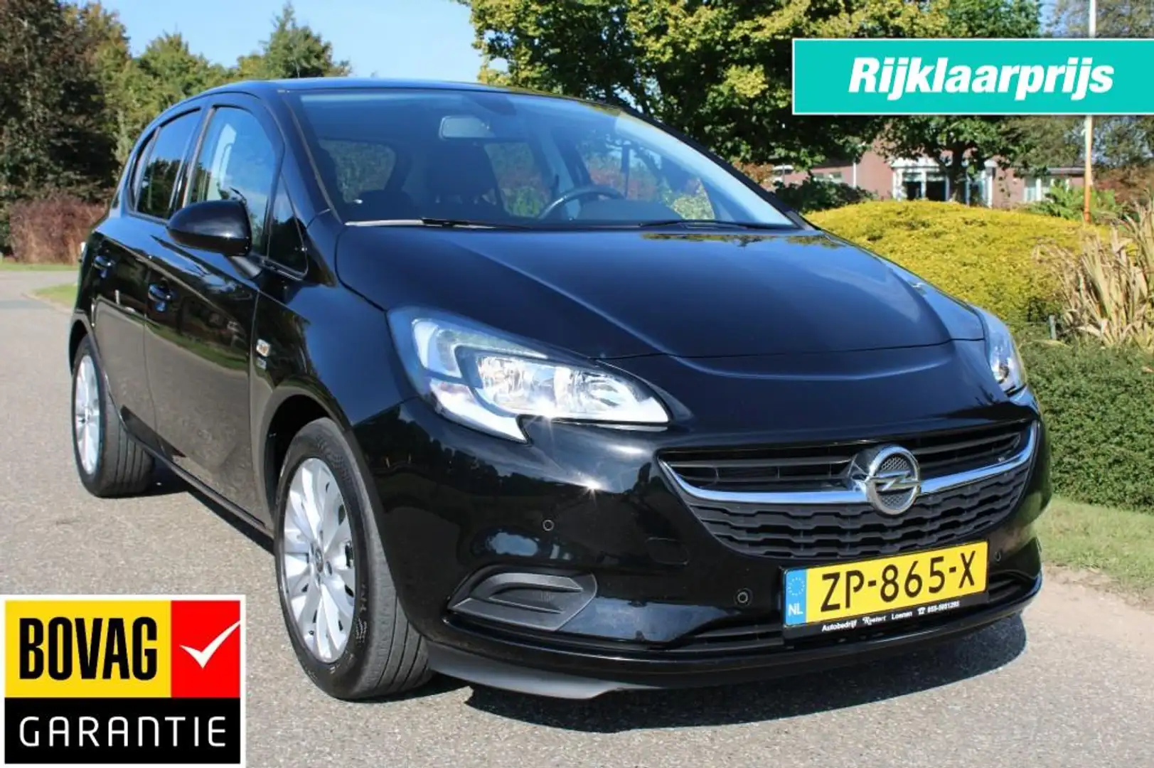 Opel Corsa-e 1.0 Turbo 90pk 120 Jaar Edition 5-drs ECC/Cruise/C Noir - 1