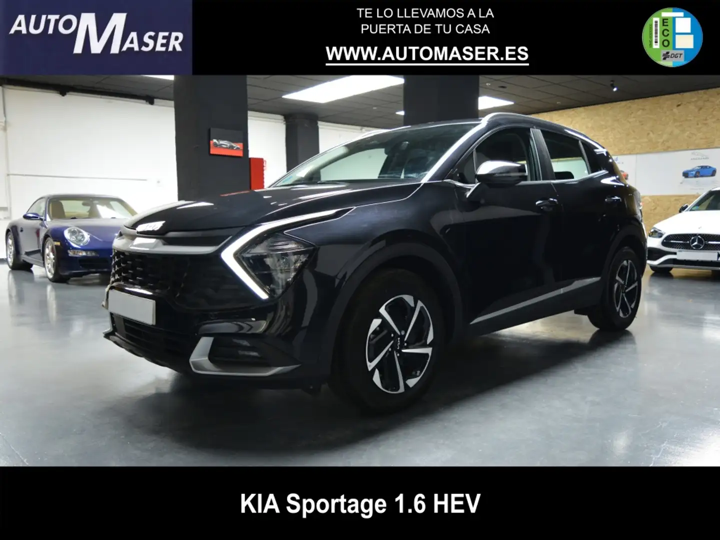 Kia Sportage 1.6 T-GDi HEV Drive Negro - 1