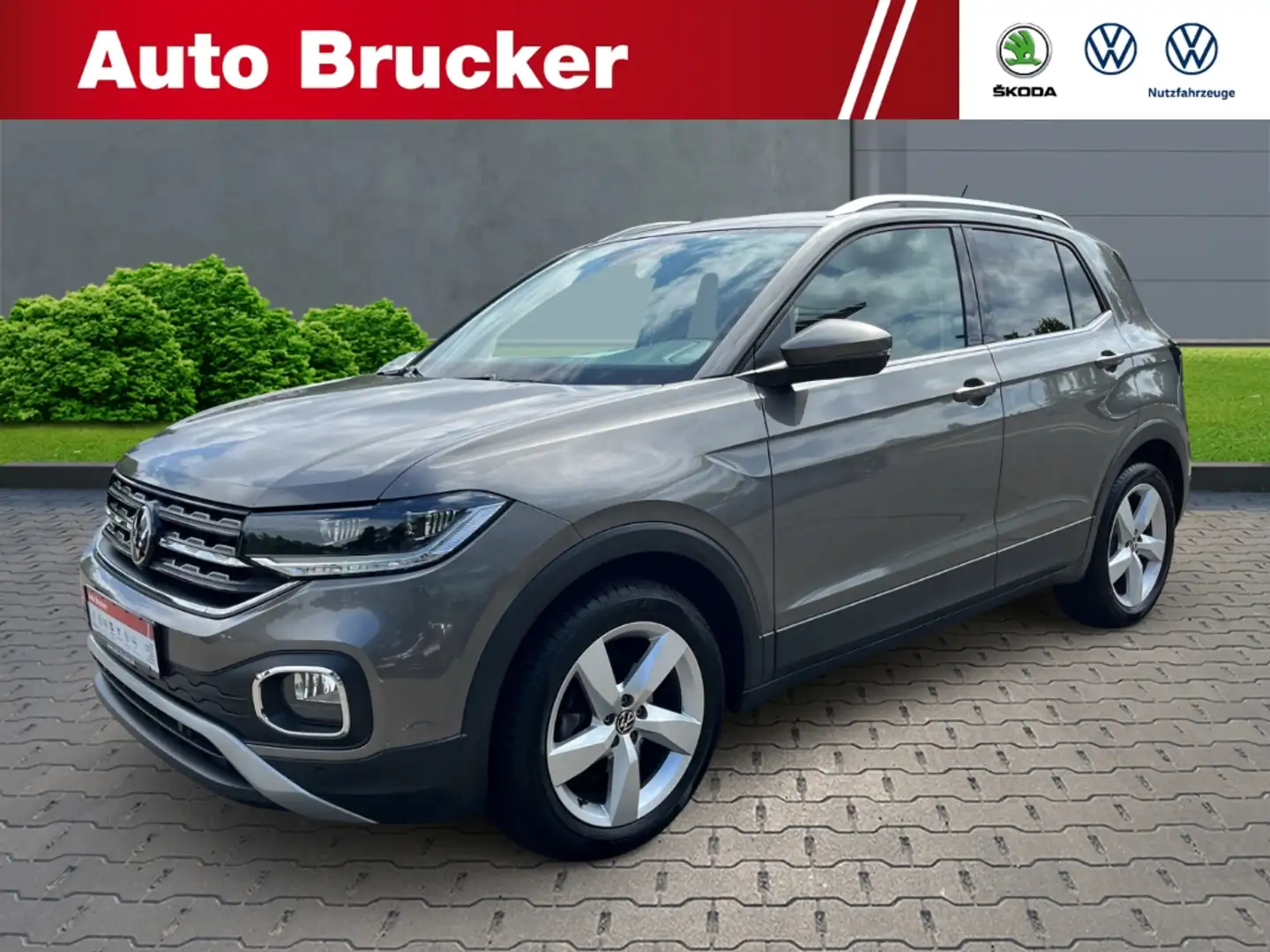 Volkswagen T-Cross Style 1.0 TSI LED+Navi+SHZ+2-Zonen-Klimaanlage Grau - 1