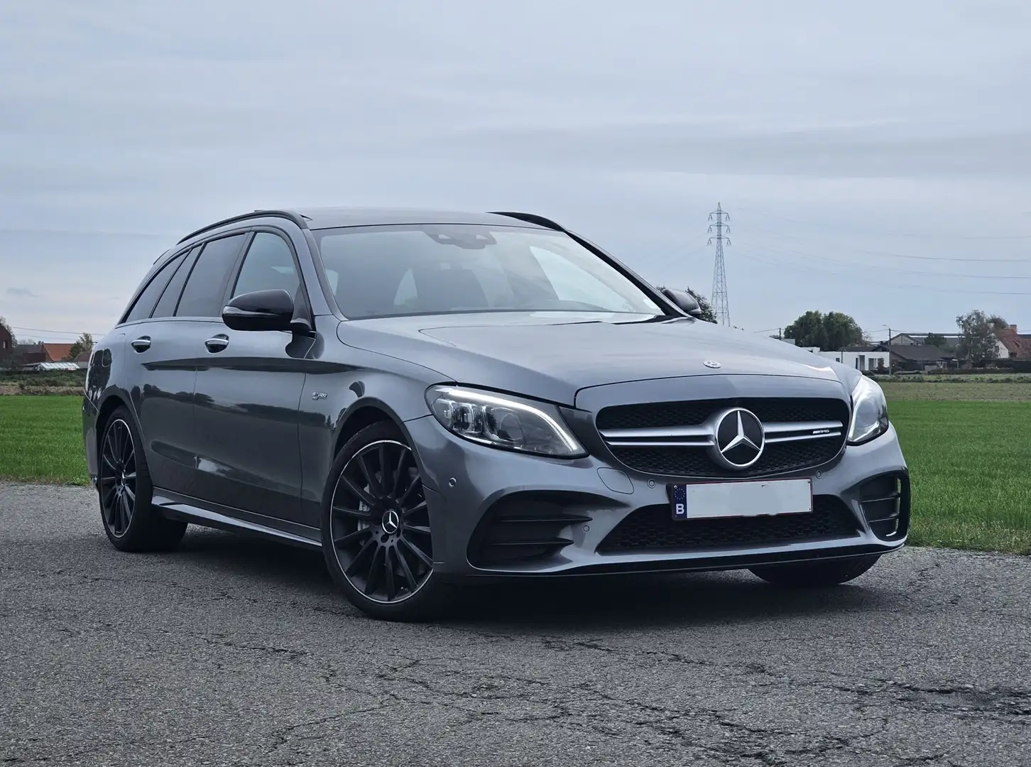 Mercedes-Benz C 43 AMG LICHTE VRACHT// 21%BTW// FULL// 4Matic T 9G-TRONIC Grijs - 2