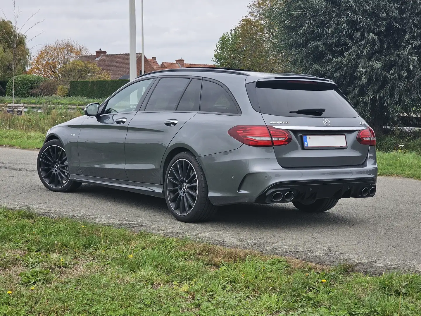 Mercedes-Benz C 43 AMG LICHTE VRACHT// 21%BTW// FULL// 4Matic T 9G-TRONIC Grijs - 1