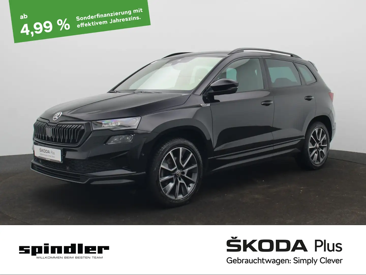 Skoda Karoq Sportline 2.0 TDI 4x4 DSG / Matrix, AHK Noir - 1