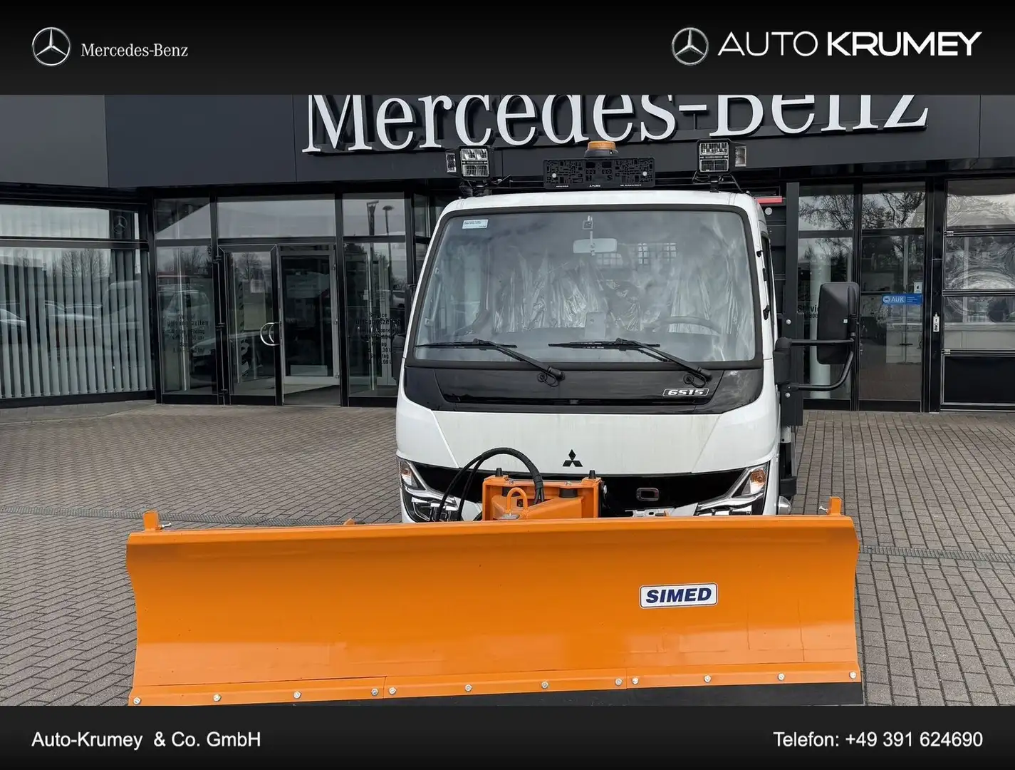 Mitsubishi 6S15 FUSO Canter LED+Winterdienst+Streuer Weiß - 1