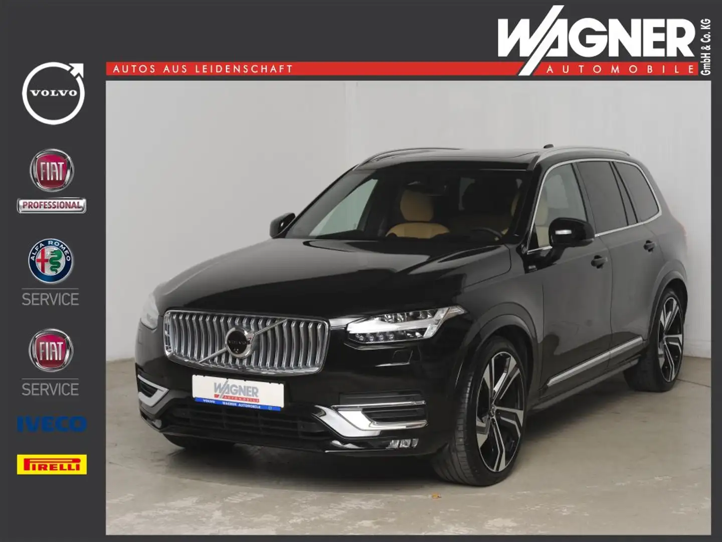 Volvo XC90 B5 D AWD Ultimate Bright *Bowers * AHK * Luft-FW* Noir - 1