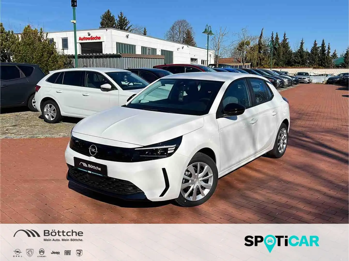 Opel Corsa F Basis Weiß - 1