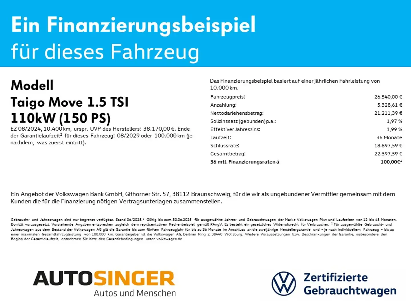 Volkswagen Taigo Move 1.5 TSI DSG *AHK*LED*ACC*NAVI* Grün - 2
