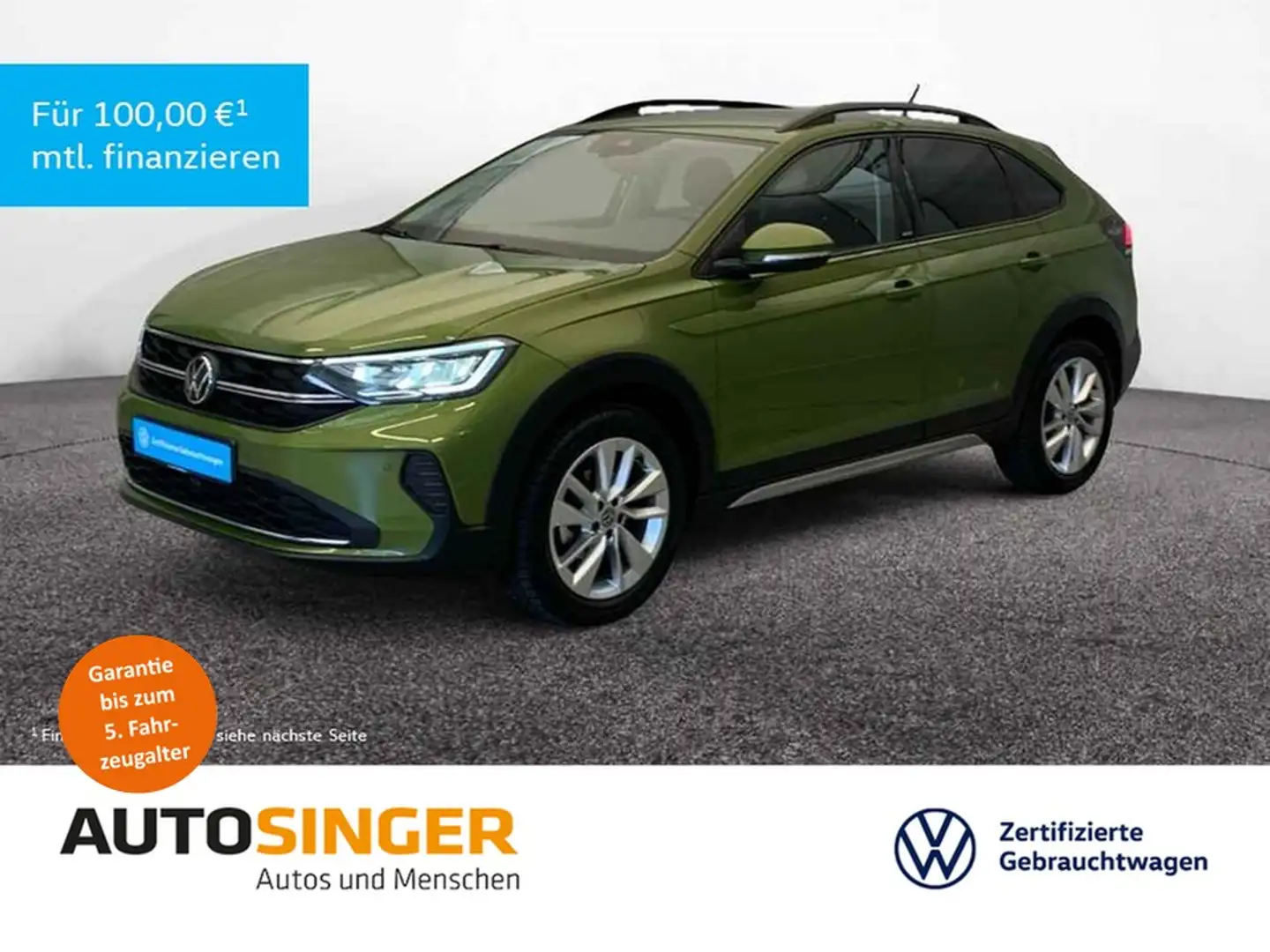 Volkswagen Taigo Move 1.5 TSI DSG *AHK*LED*ACC*NAVI* Grün - 1