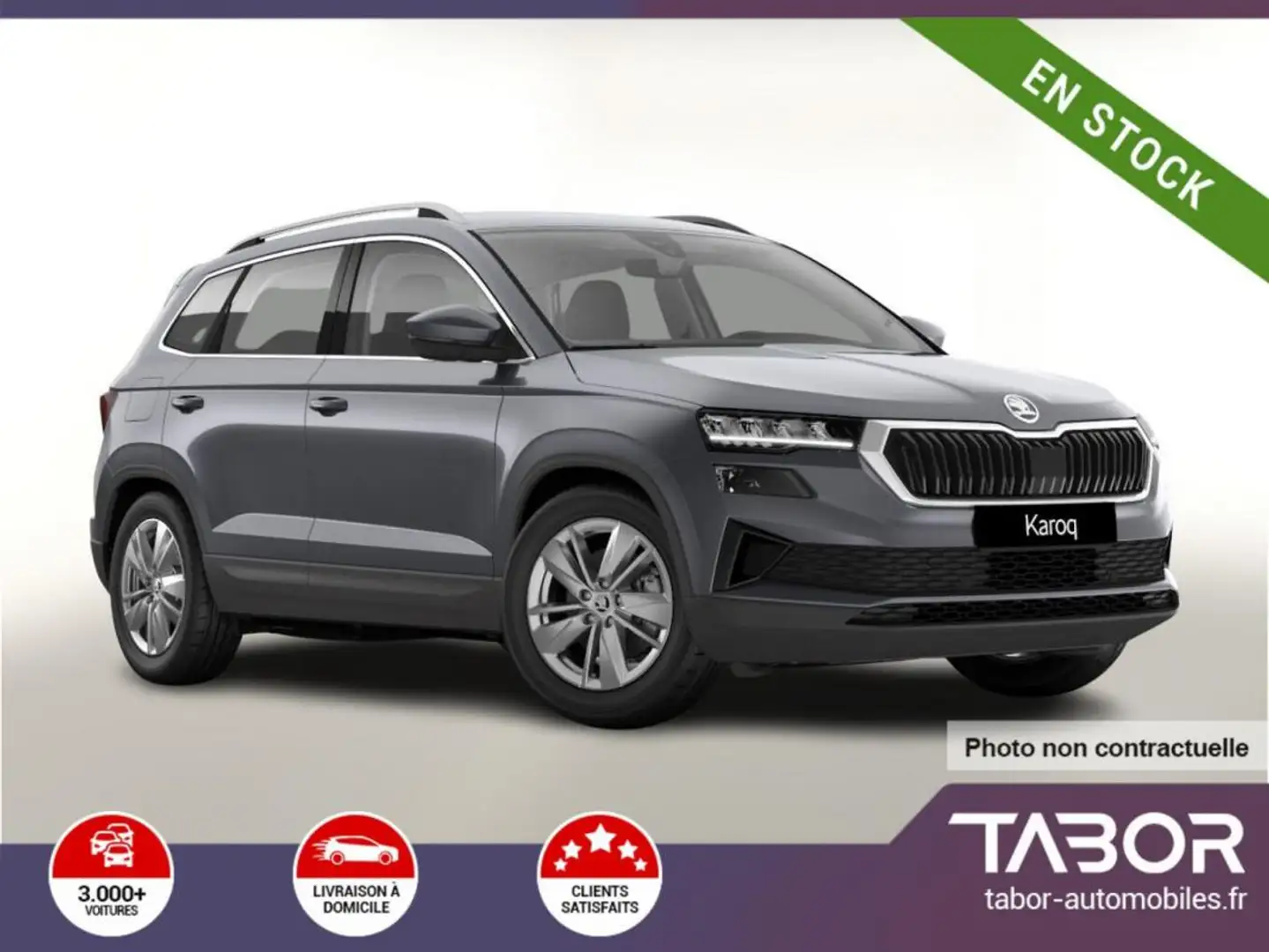 Skoda Karoq TSI 150 DSG Selection LED ACC GPS Gris - 1