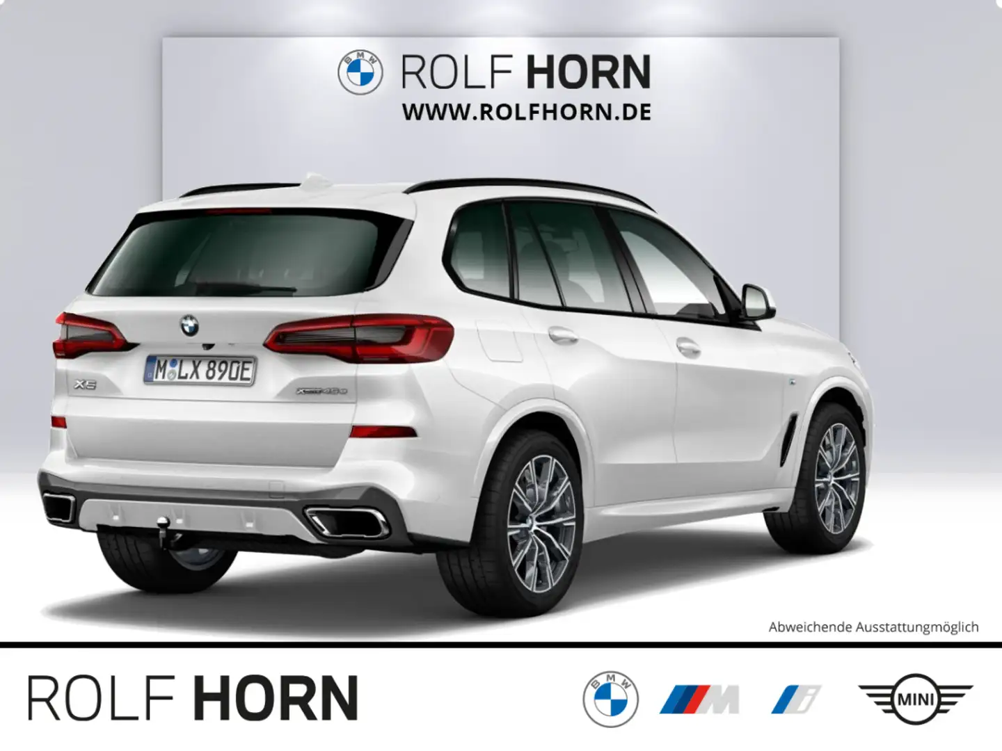 BMW X5 xDrive45e M Sport Autom Navi AHK 360 Adaptiv Bianco - 2