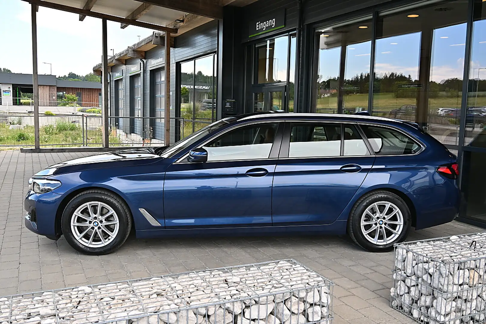 BMW 520 d 48 V Touring Aut. ACC, DrivingProf, Panorama,... Blau - 2