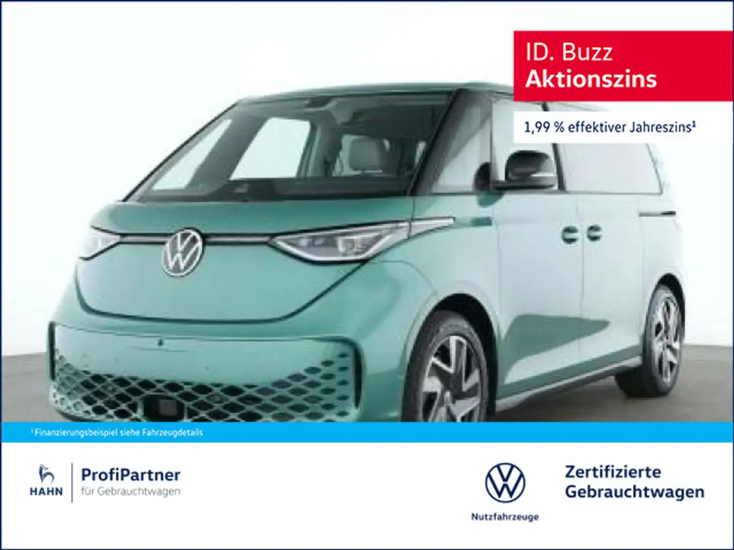 Volkswagen ID. Buzz PRO 150kW AREA MULTIFLEXBOARD AHK IQ Grün - 1