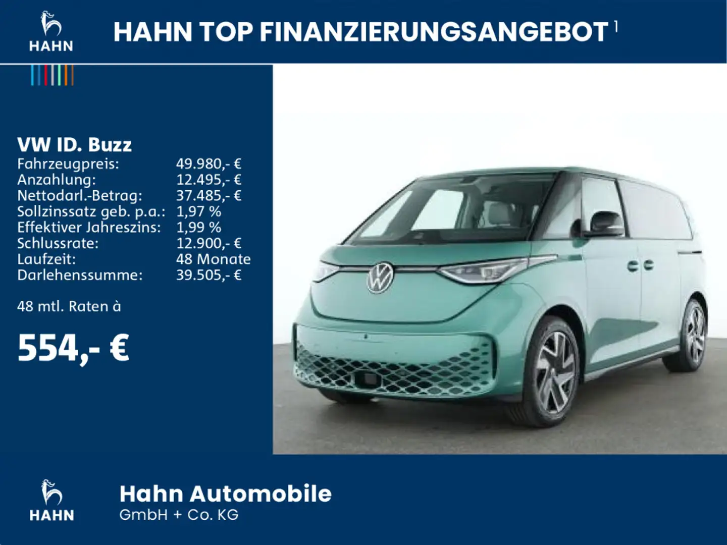Volkswagen ID. Buzz PRO 150kW AREA MULTIFLEXBOARD AHK IQ Grün - 2
