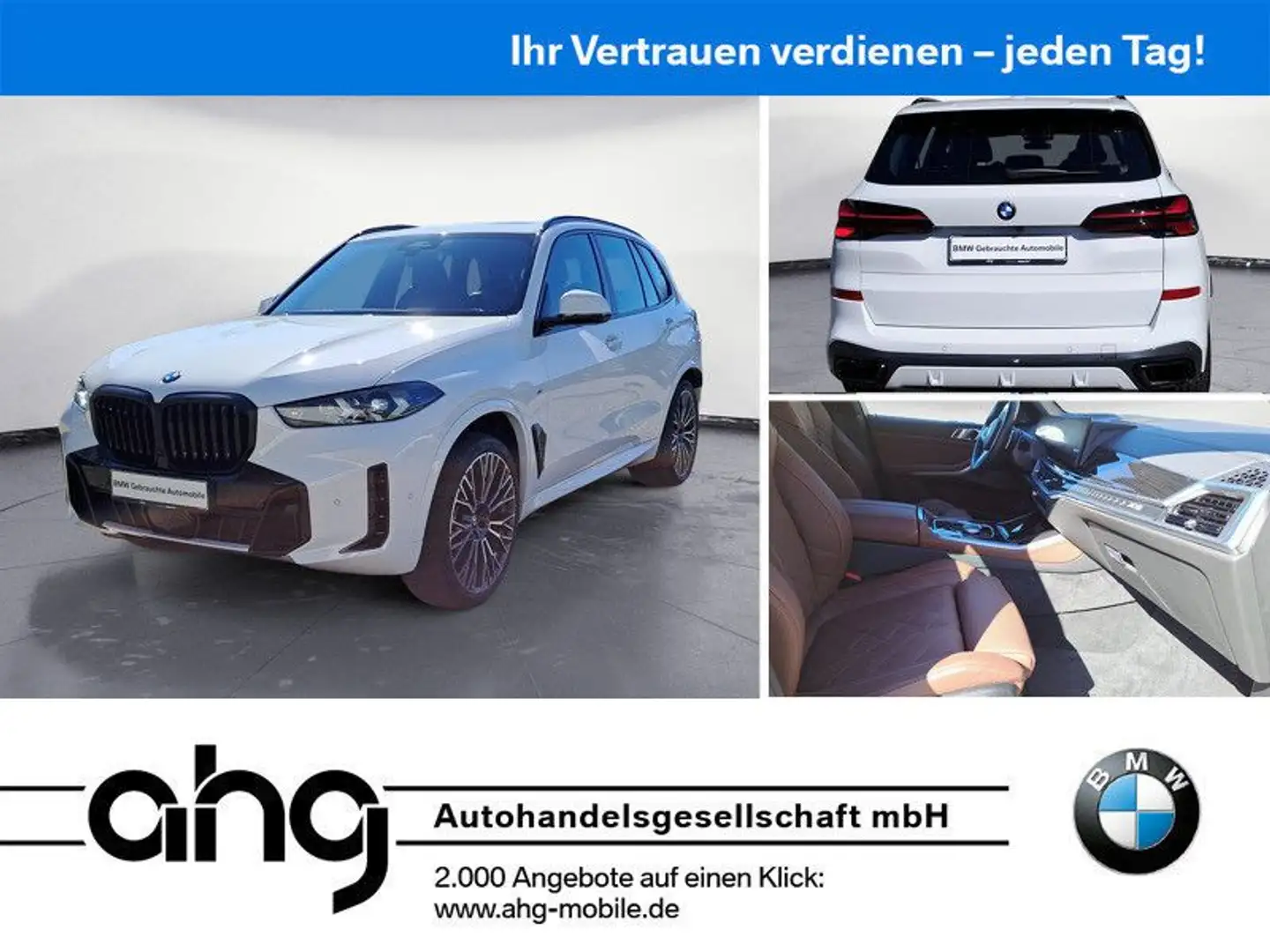 BMW X5 xDrive40i Sport Aut. Panorama Standhzg. Weiß - 1