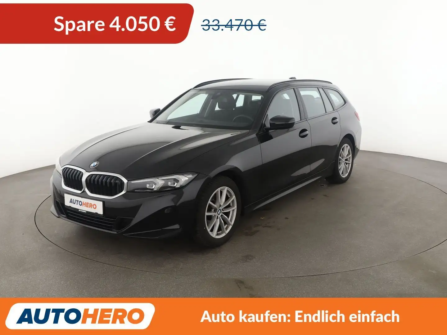 BMW 318 318i Aut.*NAVI*LED*PDC*SHZ*TEMPO*ALU*KLIMA* Schwarz - 1