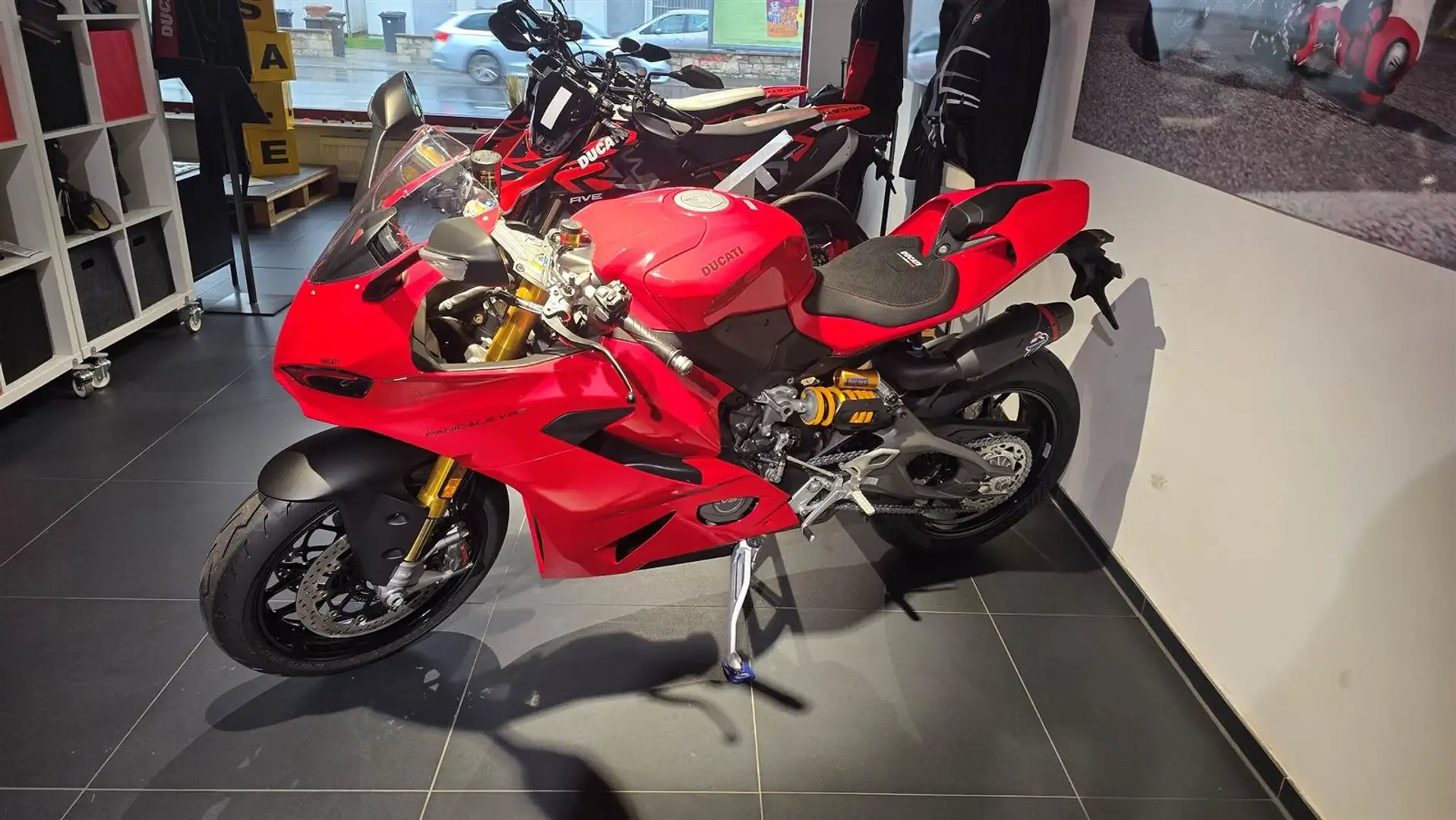 Ducati Panigale V2 S #TERMIGNONI Roşu - 2