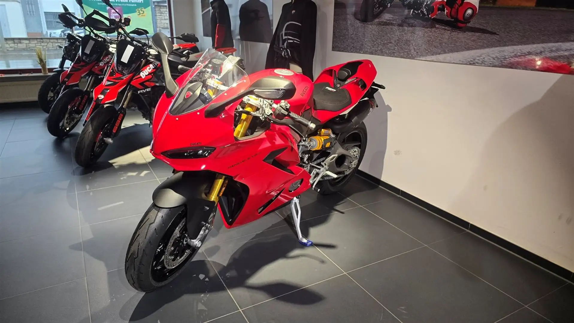 Ducati Panigale V2 S #TERMIGNONI Roşu - 1