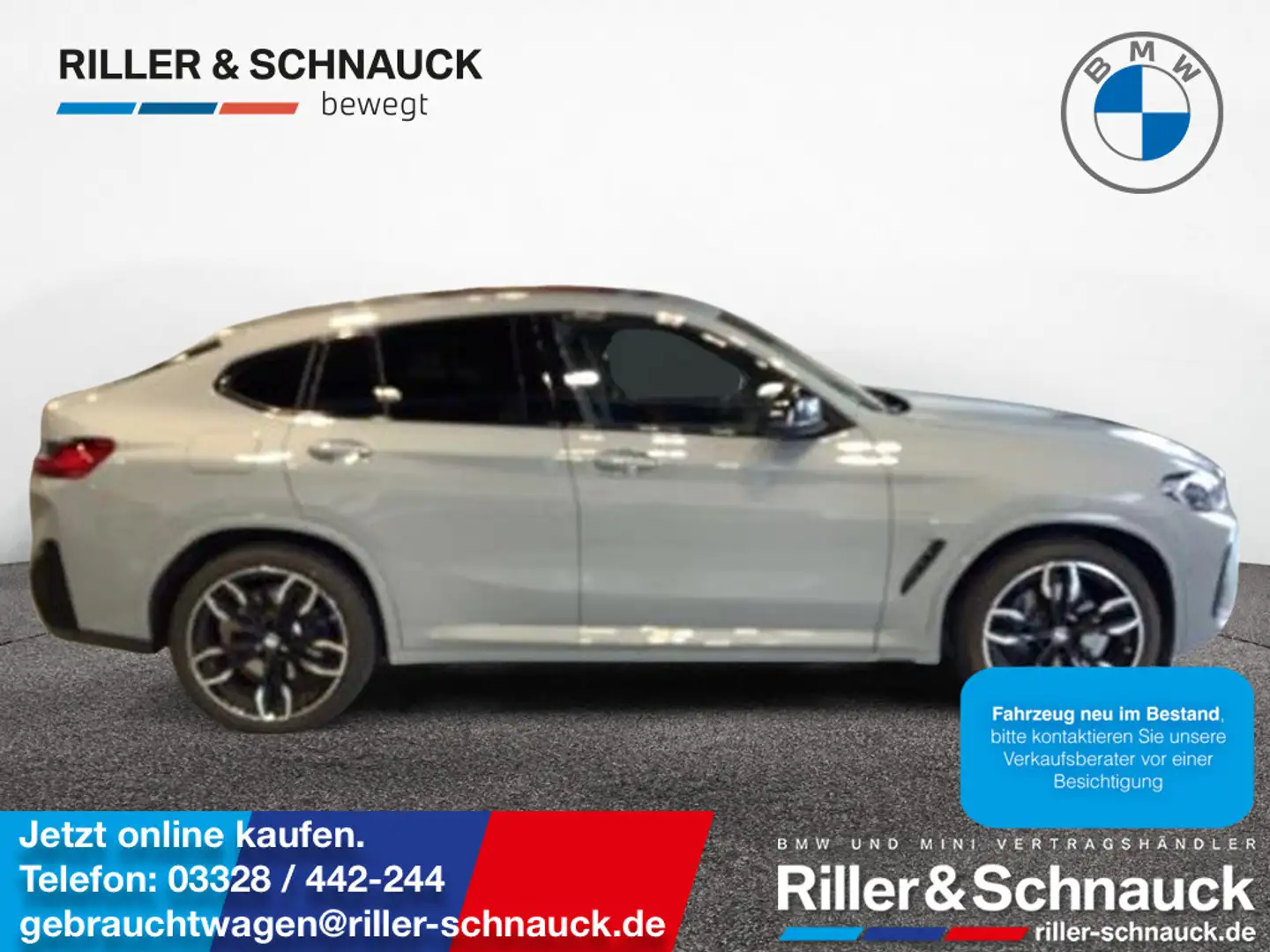BMW X4 M 40i xDrive LASER+PANO+AHK+HUD+ACC Šedá - 1