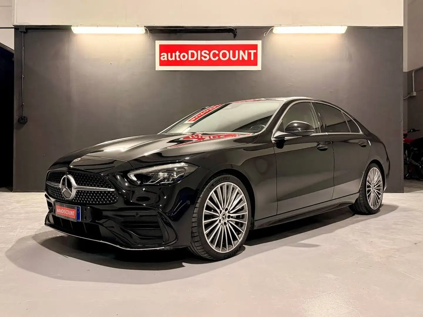 Mercedes-Benz C 220 C 220 d mhev Premium auto *PREZZO PROMO* Nero - 1