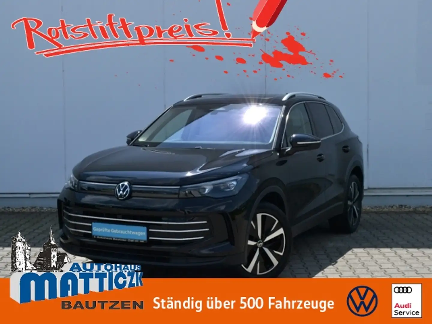 Volkswagen Tiguan 2.0 TDI DSG Elegance AHK/IQ.DRIVE-PAKET/MATRIX/PA Schwarz - 1