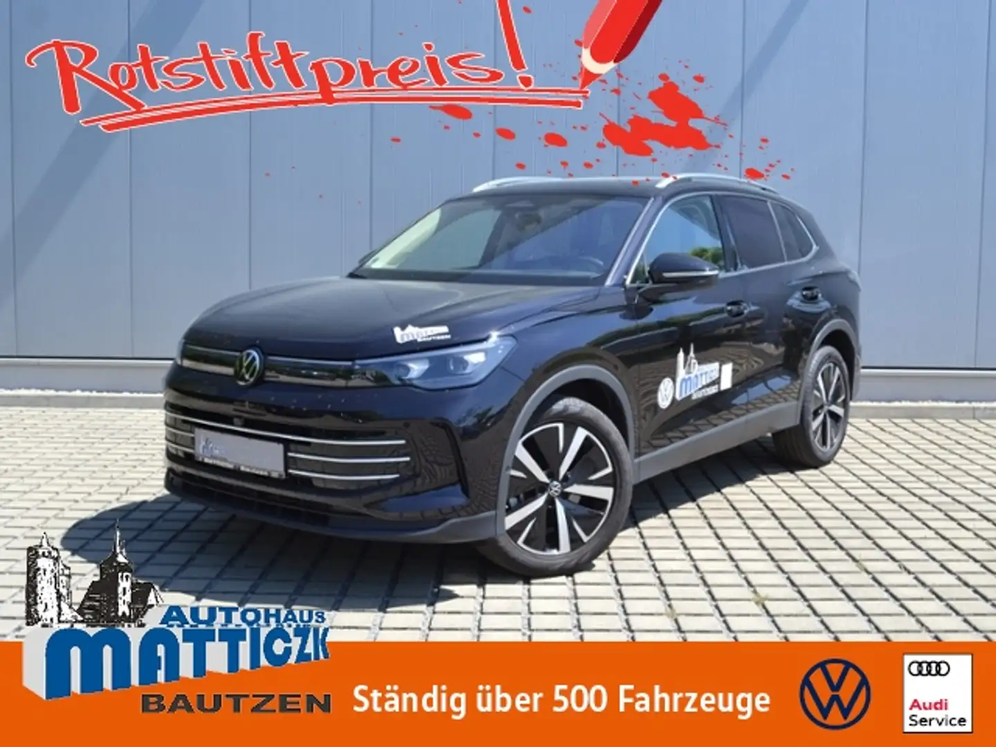 Volkswagen Tiguan 2.0 TDI DSG Elegance AHK/IQ.DRIVE-PAKET/MATRIX/PA Schwarz - 1