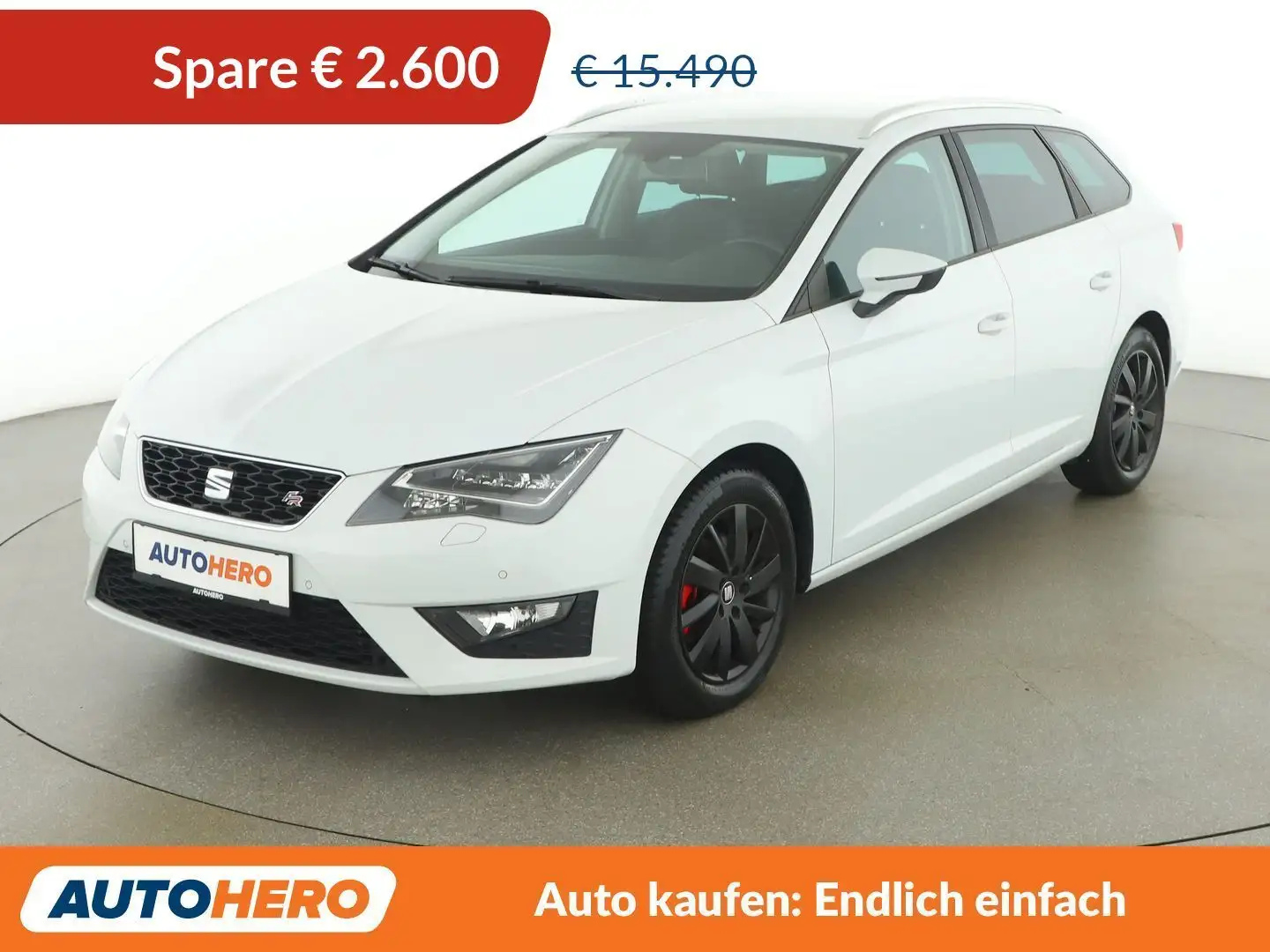 SEAT Leon 2.0 TDI FR *LED*TEMPO*PDC*SHZ* Weiß - 1